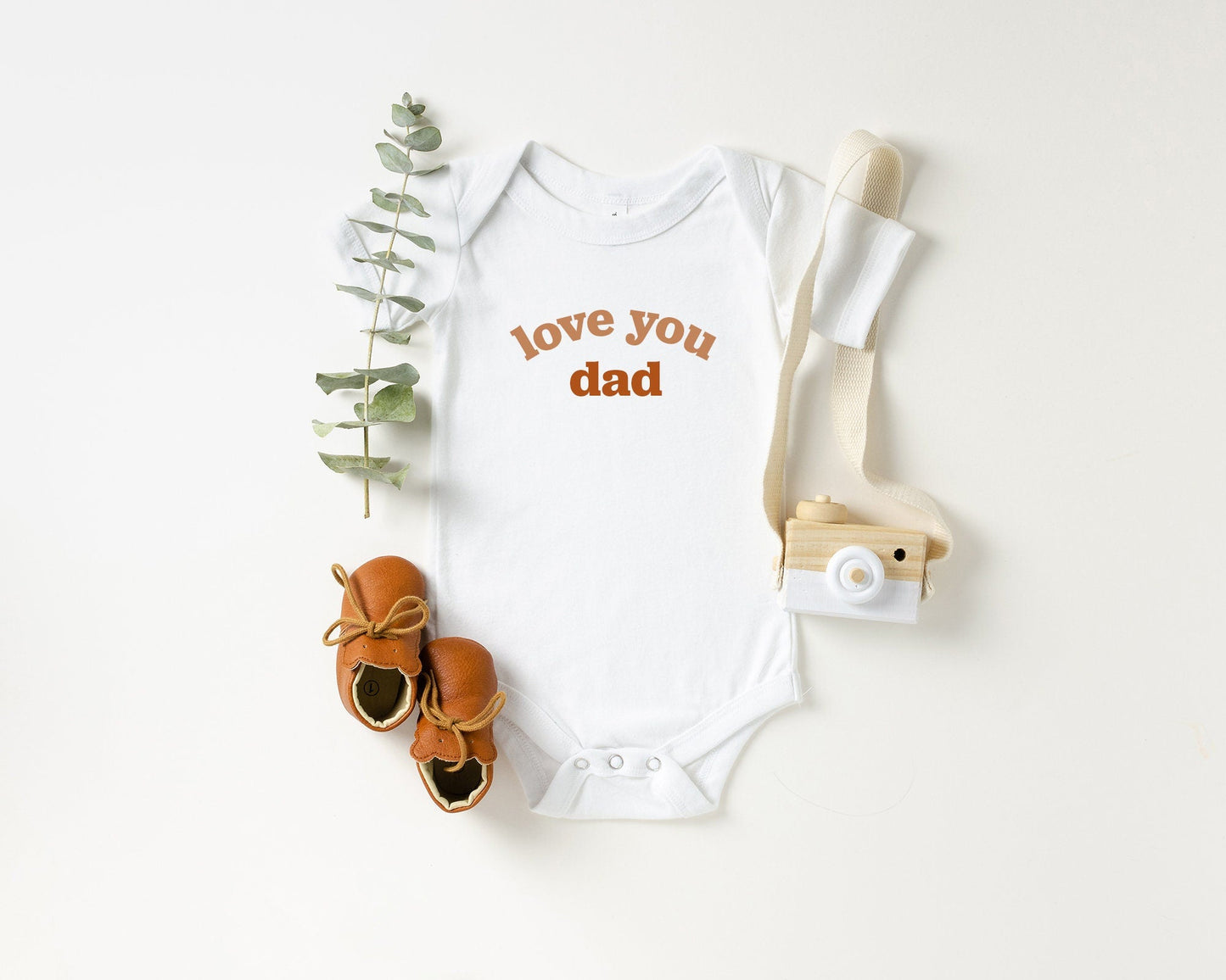 Love You Dad Kids Shirt, Love you Daddy baby tee, New Dad Gift, Father's Day Gift, Baby Romper, Dad gift from kids, New Dad gift from baby