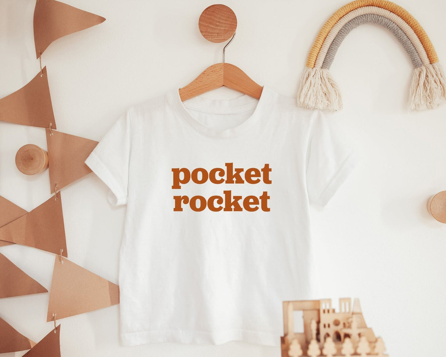 Pocket Rocket Baby Onesie®, unisex baby clothes, Retro 70s kids clothes, Boho Pregnancy Reveal, Boho Baby Clothes, Baby Going Home Outfit