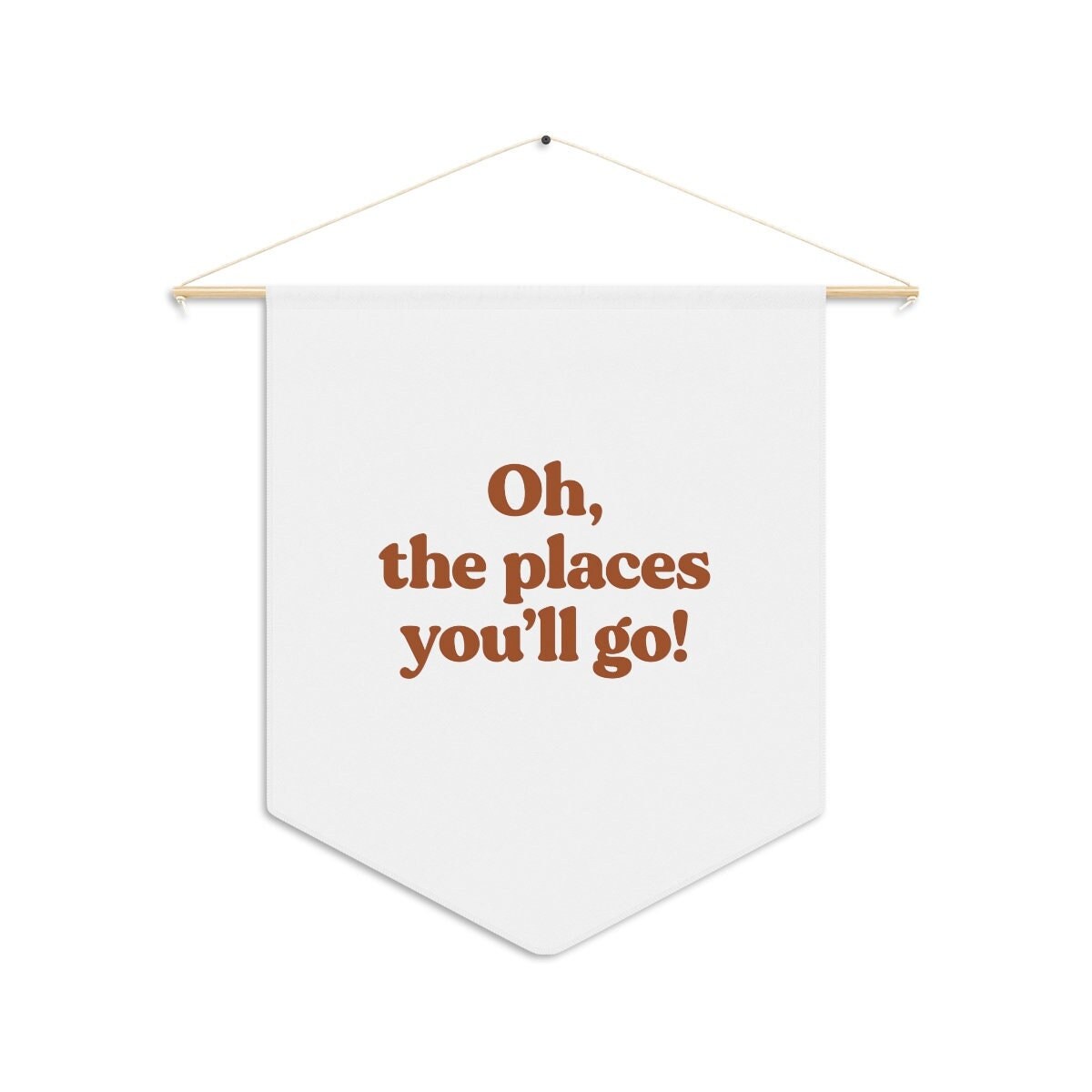Oh the Places You'll Go - Pennant Flag