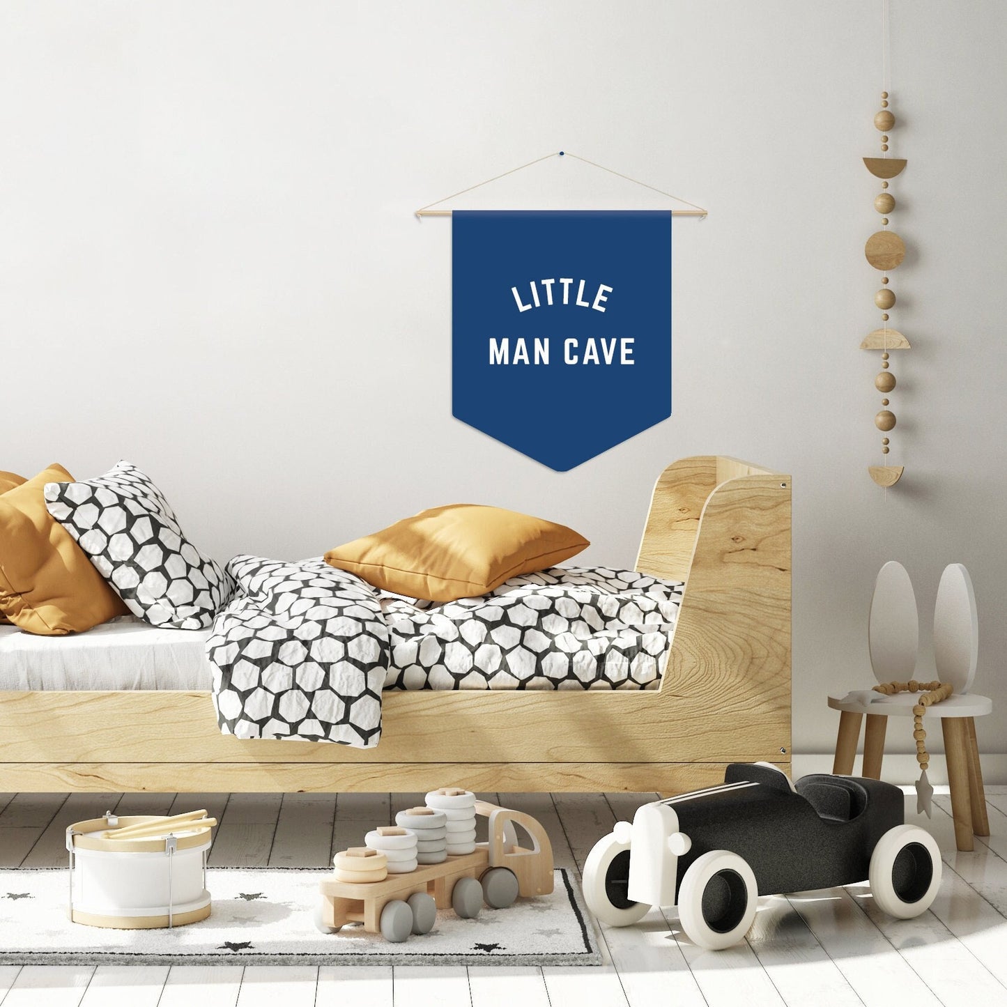 Little Man Cave Pennant Flag