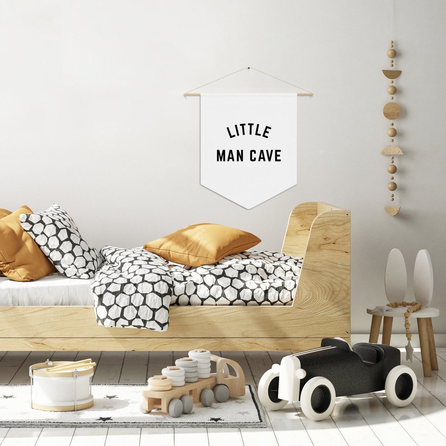 Little Man Cave Pennant Flag
