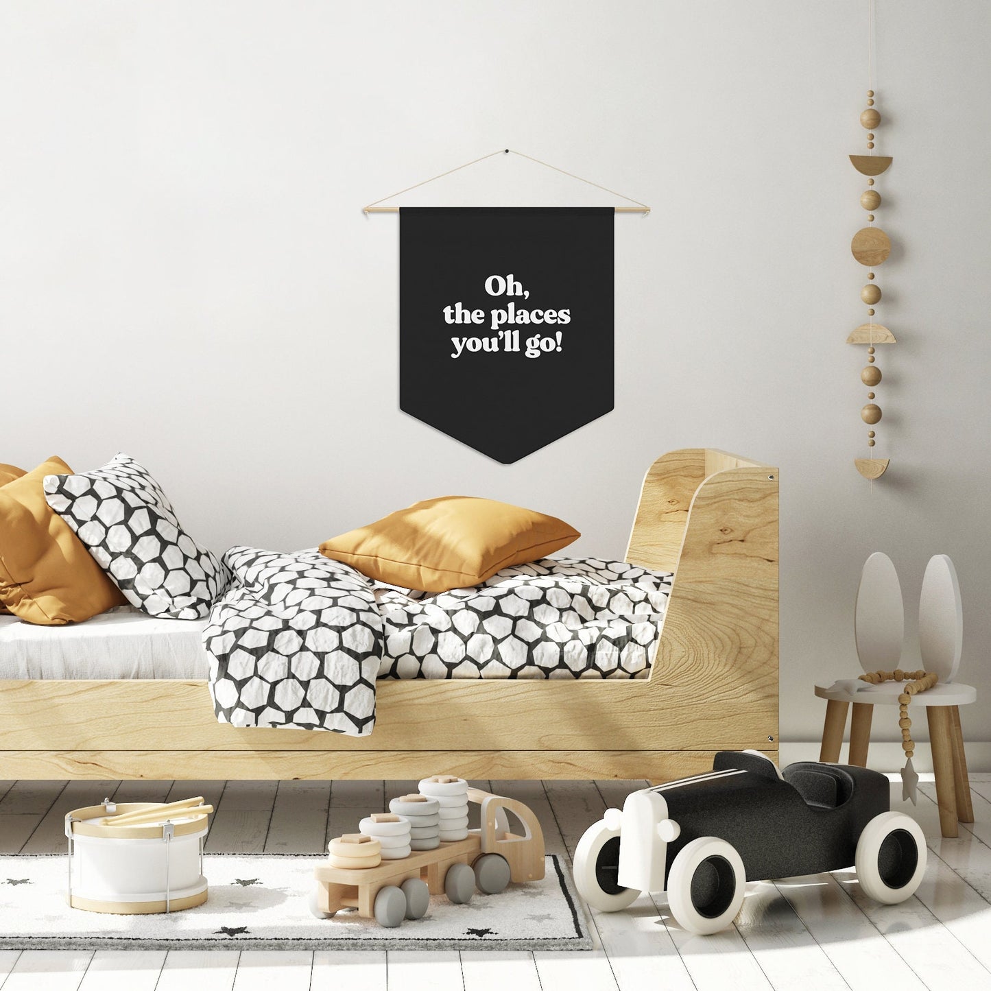 Oh the Places You'll Go - Pennant Flag