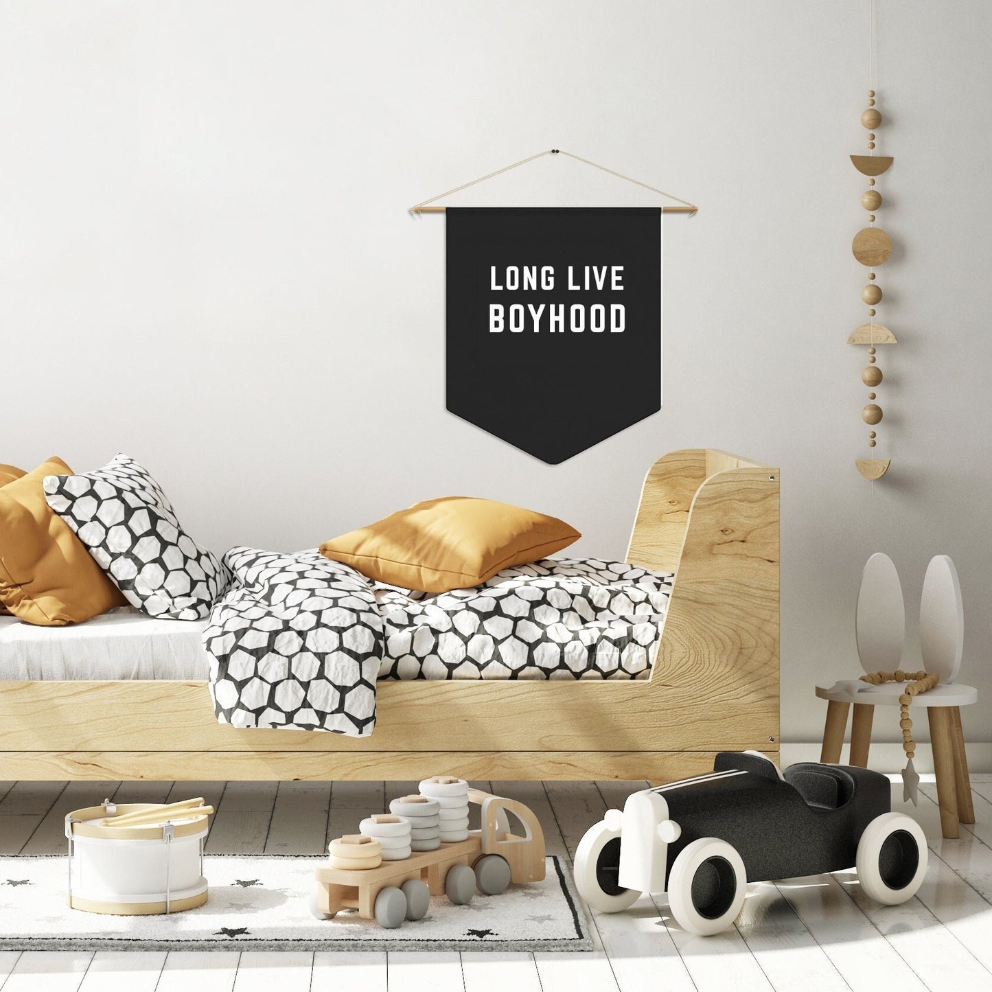 Long Live Boyhood Pennant Flag