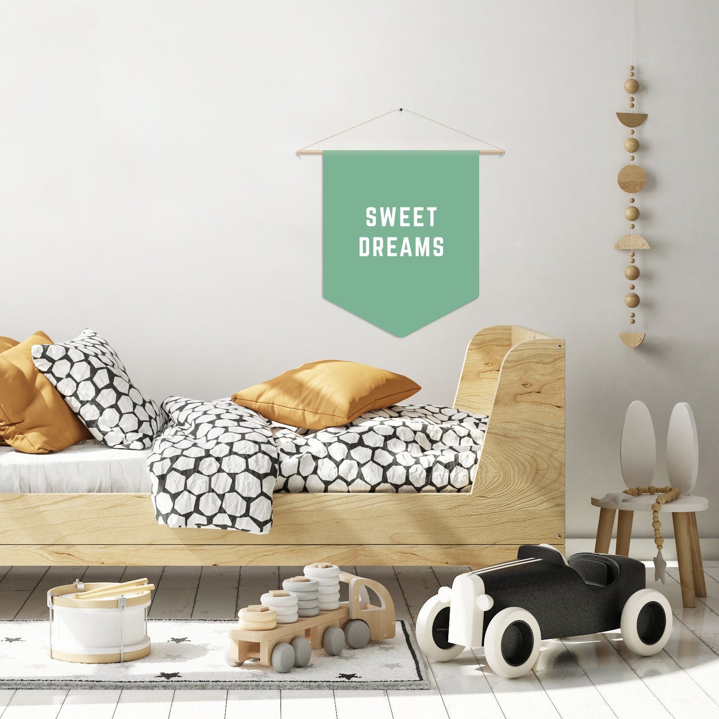Sweet Dreams Nursery Pennant Flag