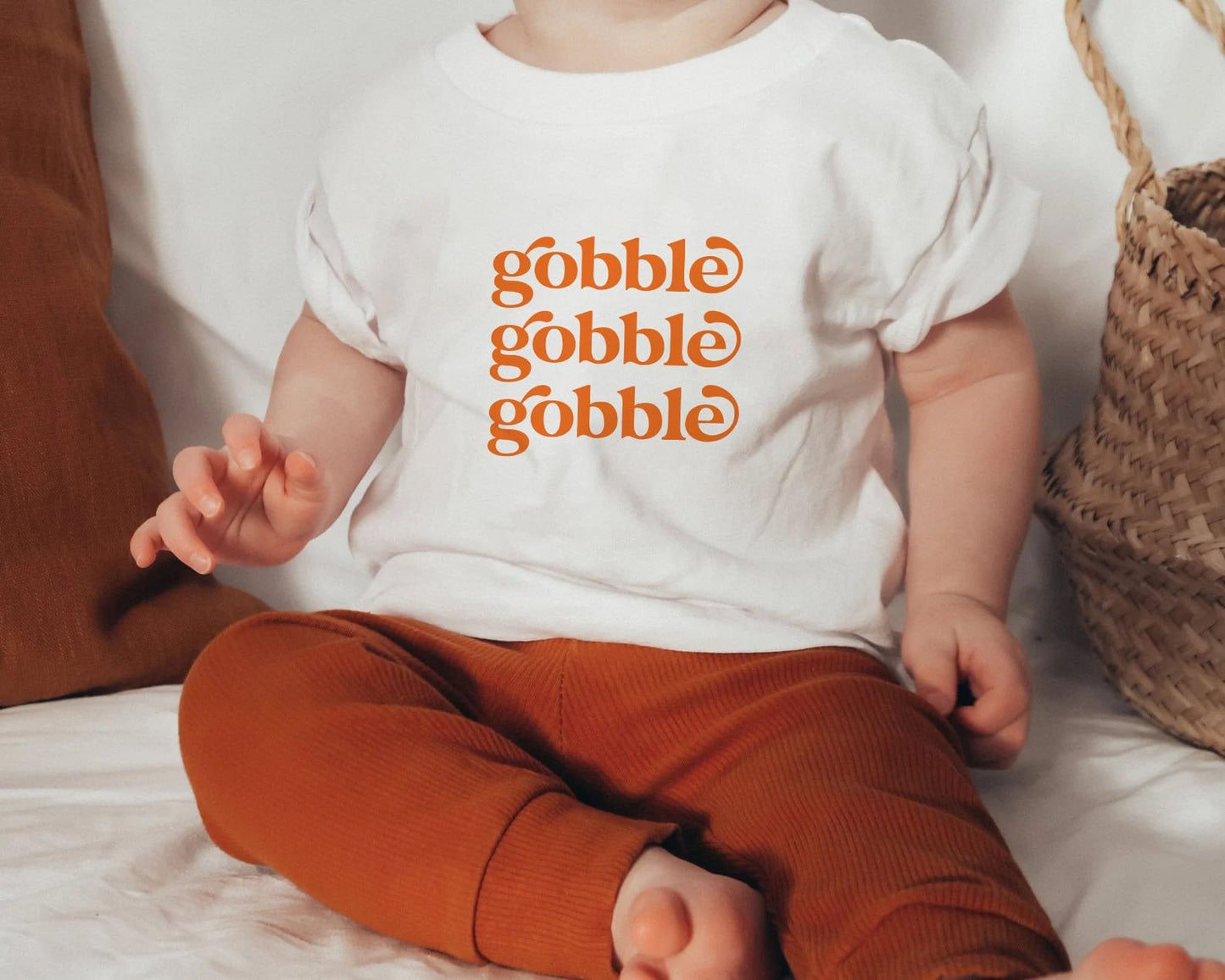 Gobble onesie®, Thanksgiving Onesie® Thanksgiving Baby Onesie® Thanksgiving Outfit Baby Girl Thanksgiving Party Shirt Toddler Fall Kids Tees