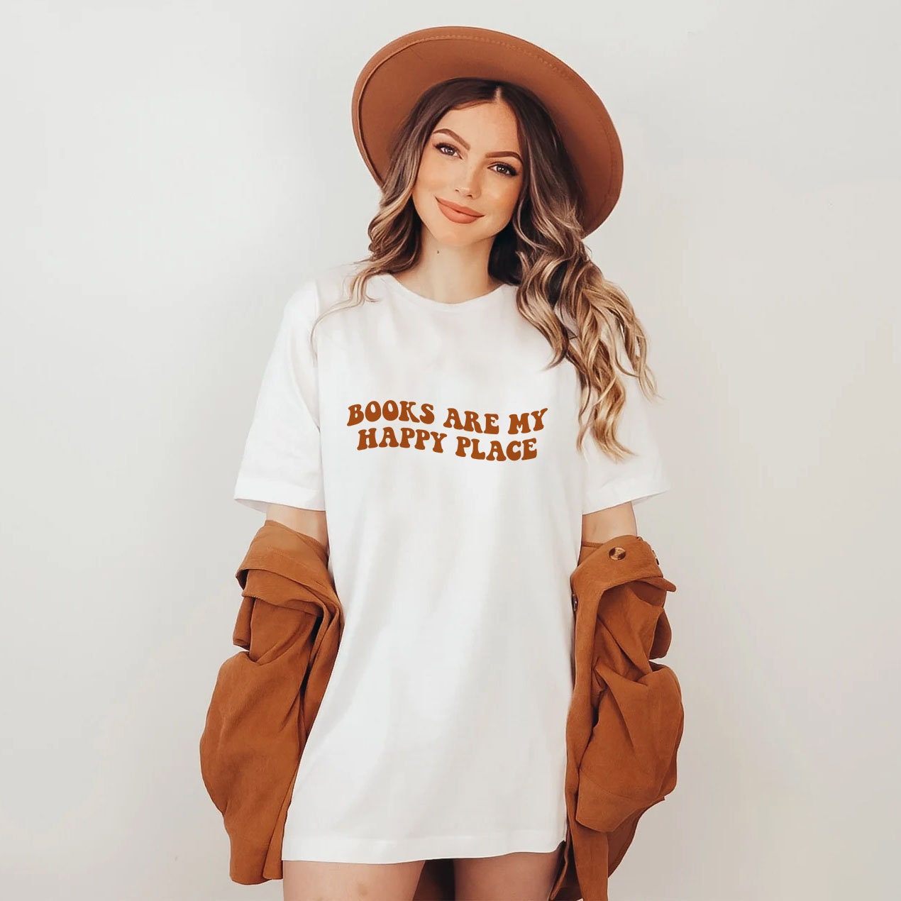 Books Are My Happy Place Tee