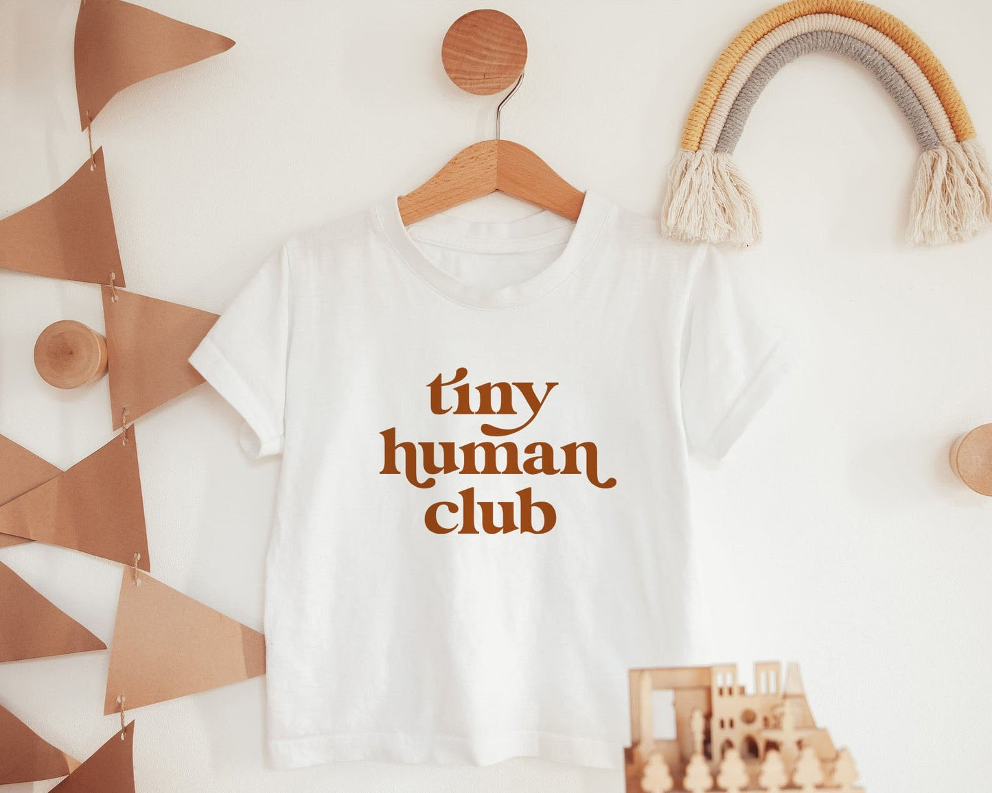 Tiny Human Club Onesie® 70's Toddler Tshirt, Retro Kids Tshirt, Minimalist Children, Unisex Kids Clothing, Vintage kids, Toddler Girl Outfit