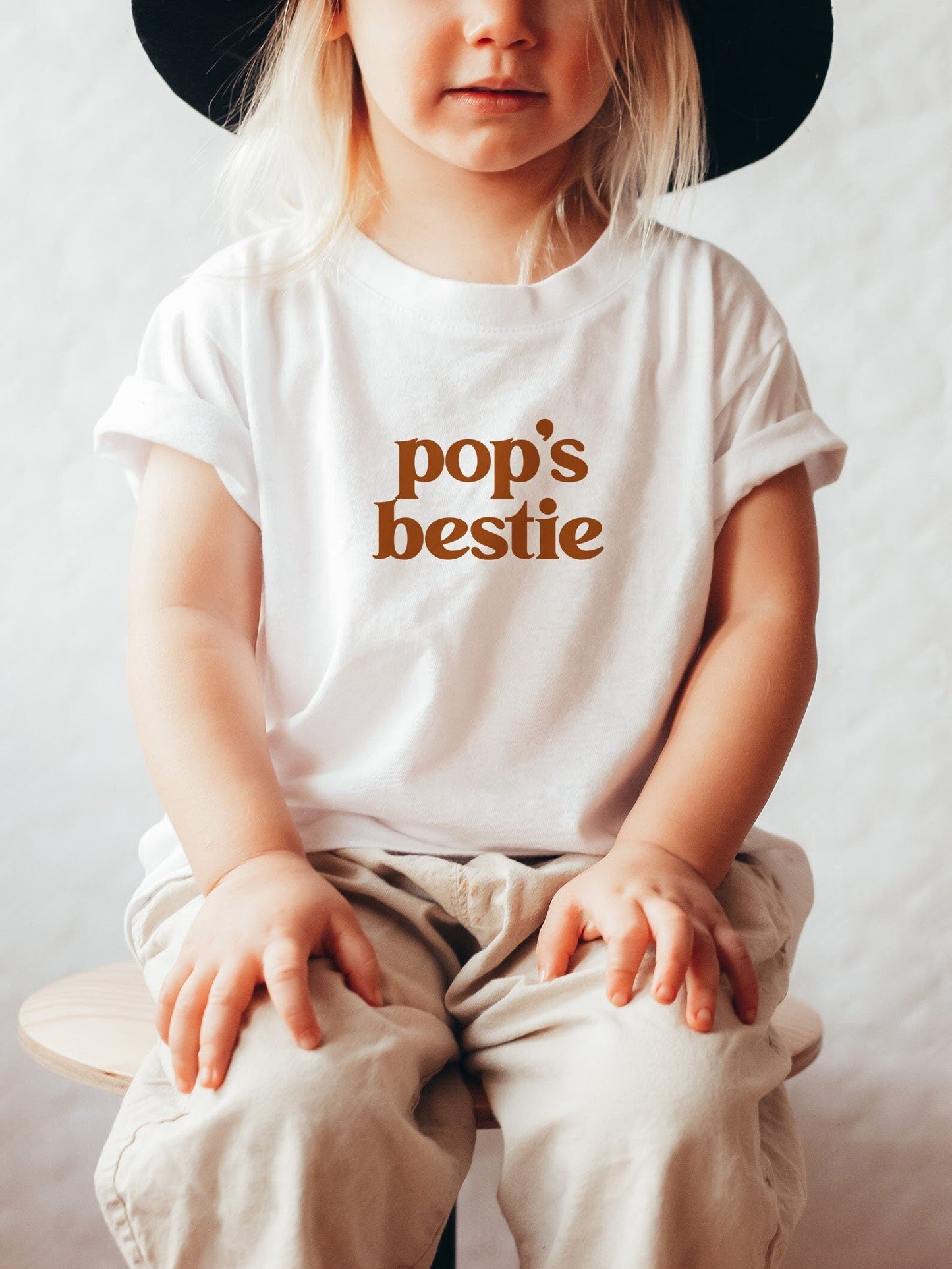 Pop's Bestie Onesie® Father's Day Gift for Dad or Grandpa, Pop Christmas Gift Birthday Gift for Pop I love Pop Retro Grandfather Gift
