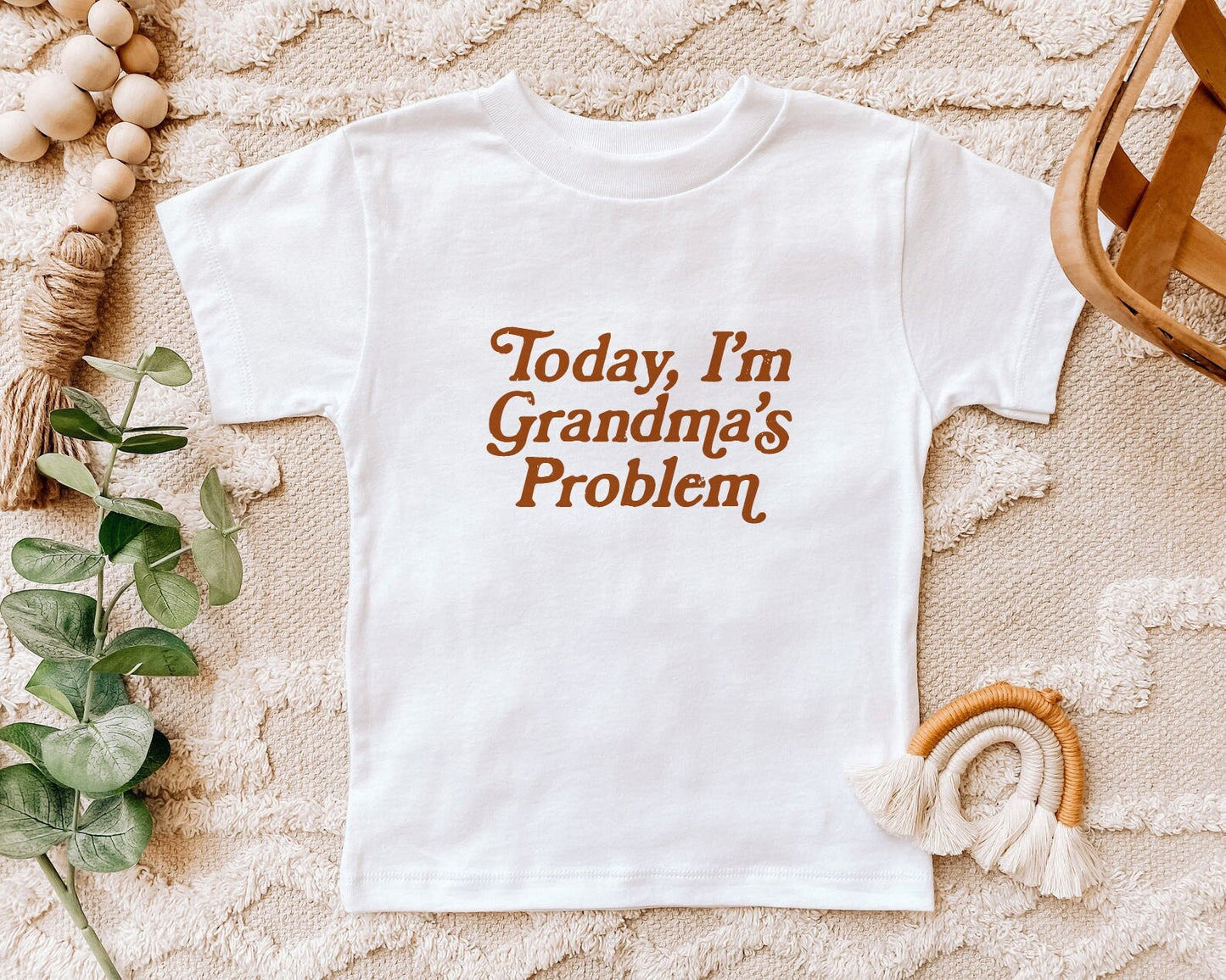 Today I'm Grandma's Problem Onesie®, Funny Babysitting T-Shirt, Funny Grandma Gift, Funny baby shower gift from Grandma, Boho baby clothes