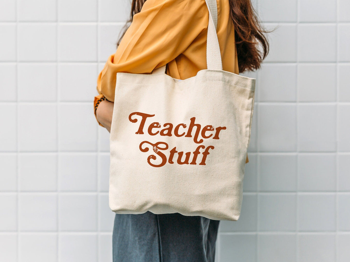 Teacher Gift Tote Bag, Teacher Stuff Tote Bag, Practical Gift for Teachers, End of year Teacher Present, Funny Teacher Thank You Gift Ideas