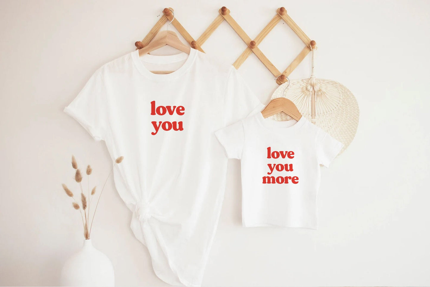 Matching Family Valentine's Day Shirts, Love You shirt, Love You More tee, Matching Valentine's Day Shirts For family photo on Valentine Day