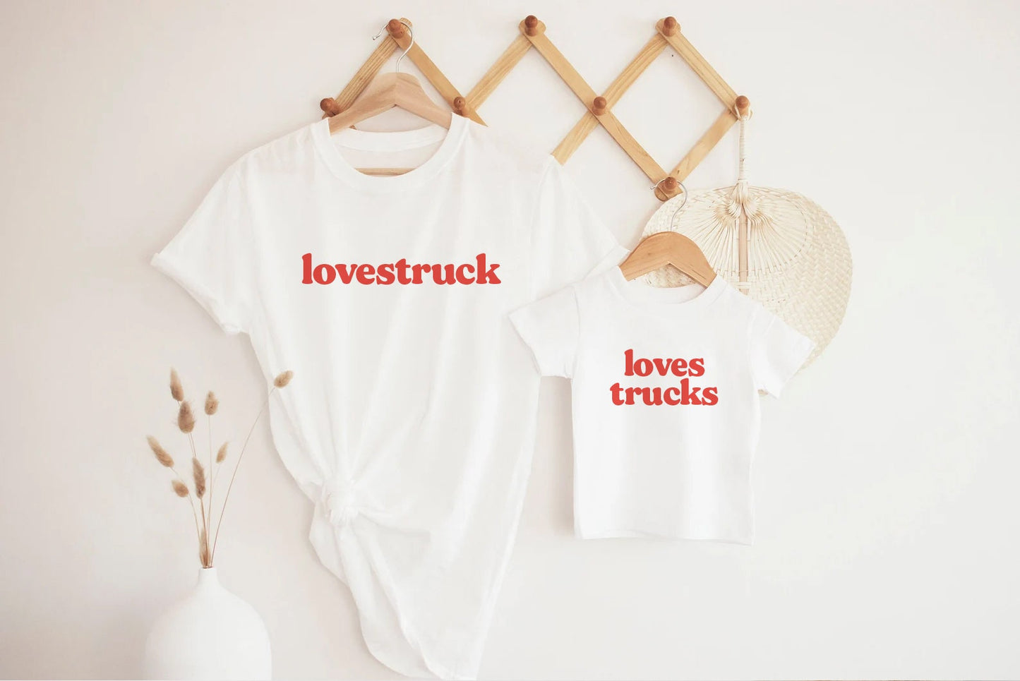 Lovestruck / Loves Trucks, Mom & Son Tees
