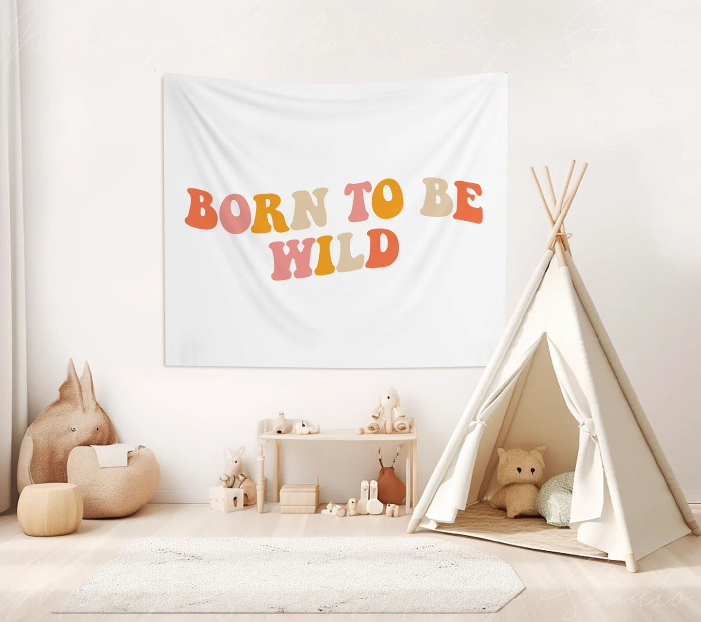 Born to Be Wild Playroom Banner