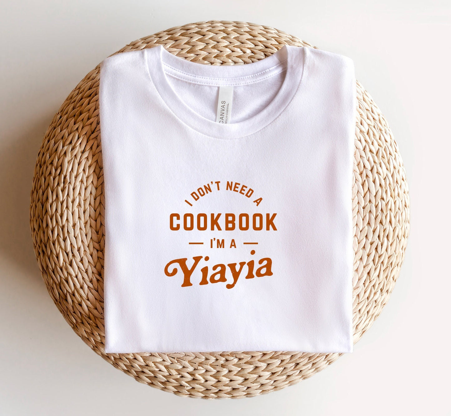 Yiayia doesn’t need a cookbook shirt