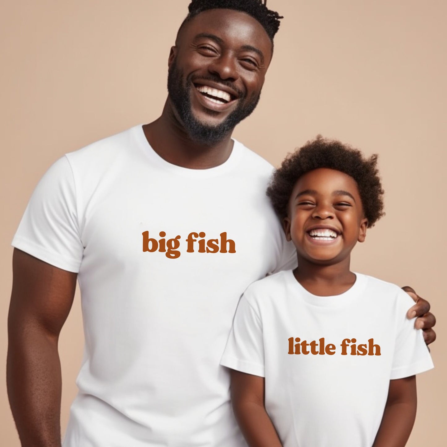Big Fish Little Fish Matching Dad Tees
