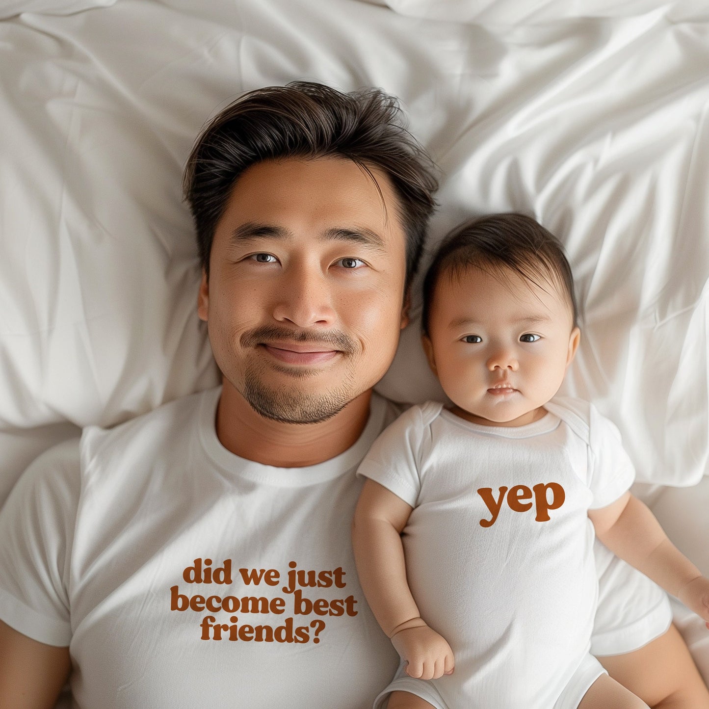 Best Friends Matching Dad and Mini Tees