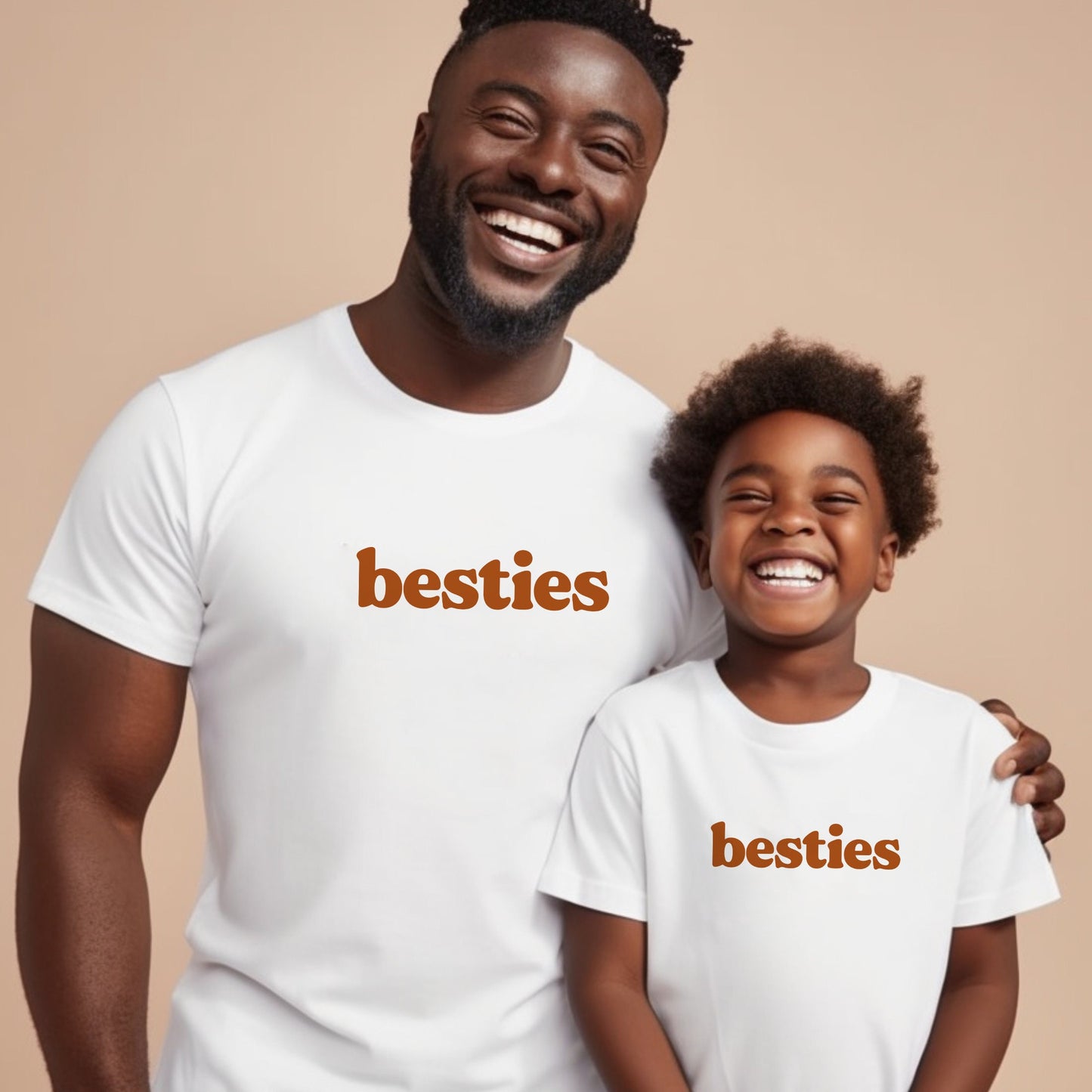 Besties Matching Dad and Mini Shirts