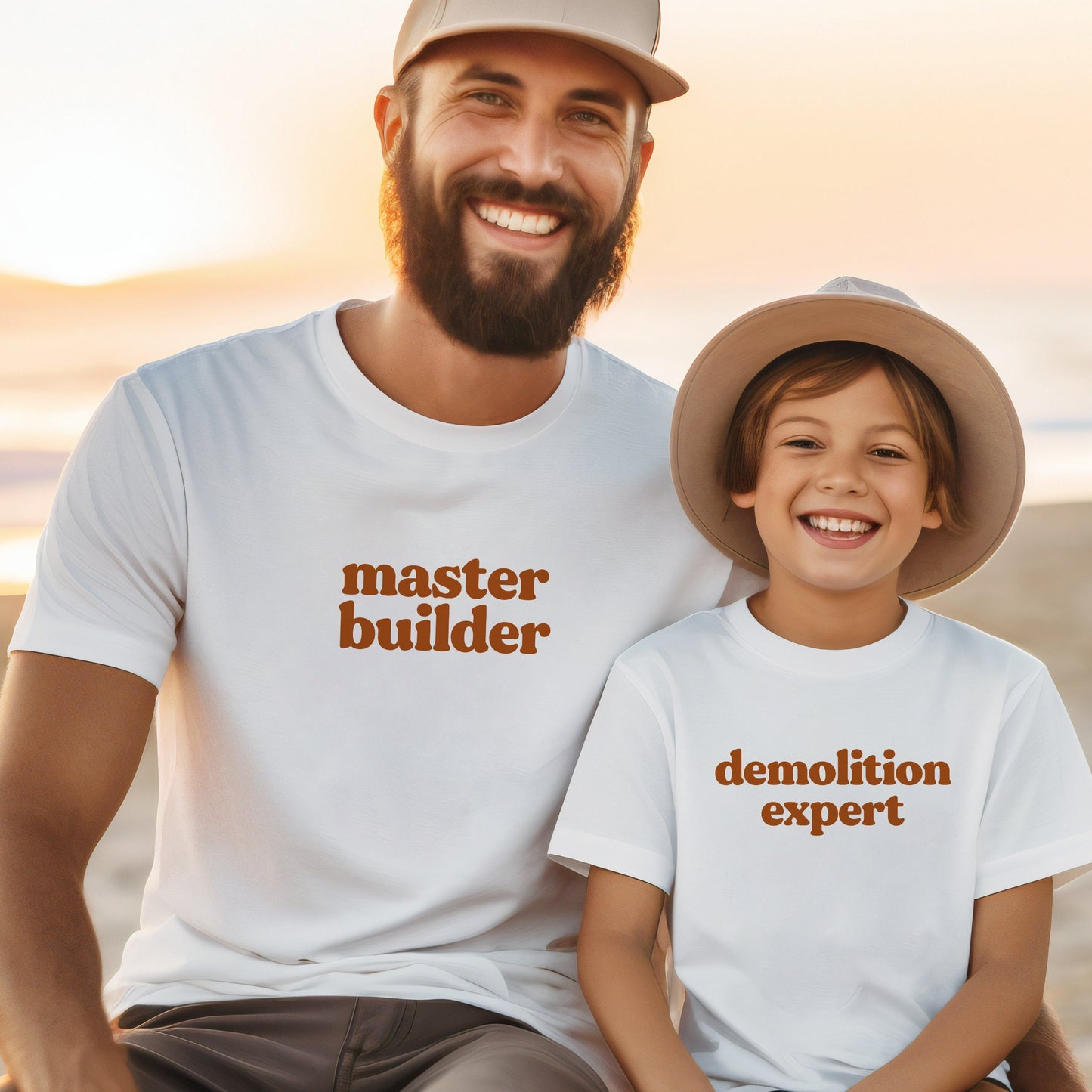 Master Builder + Demolition Expert Matching Tees