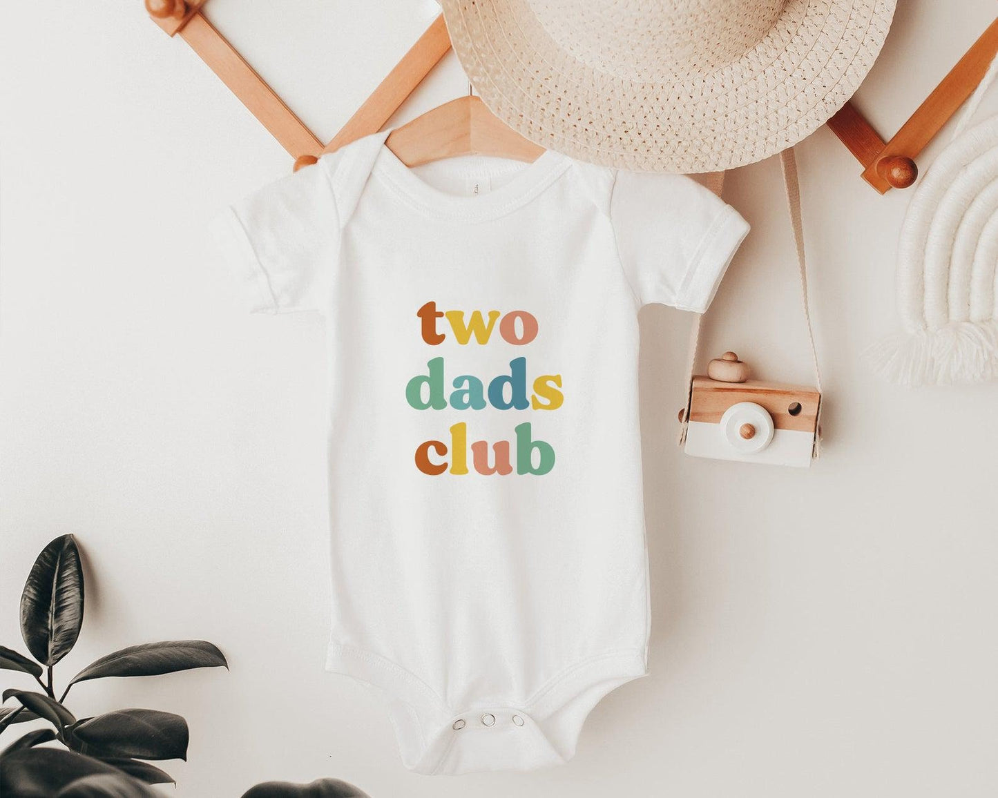 two dad's club onesie
