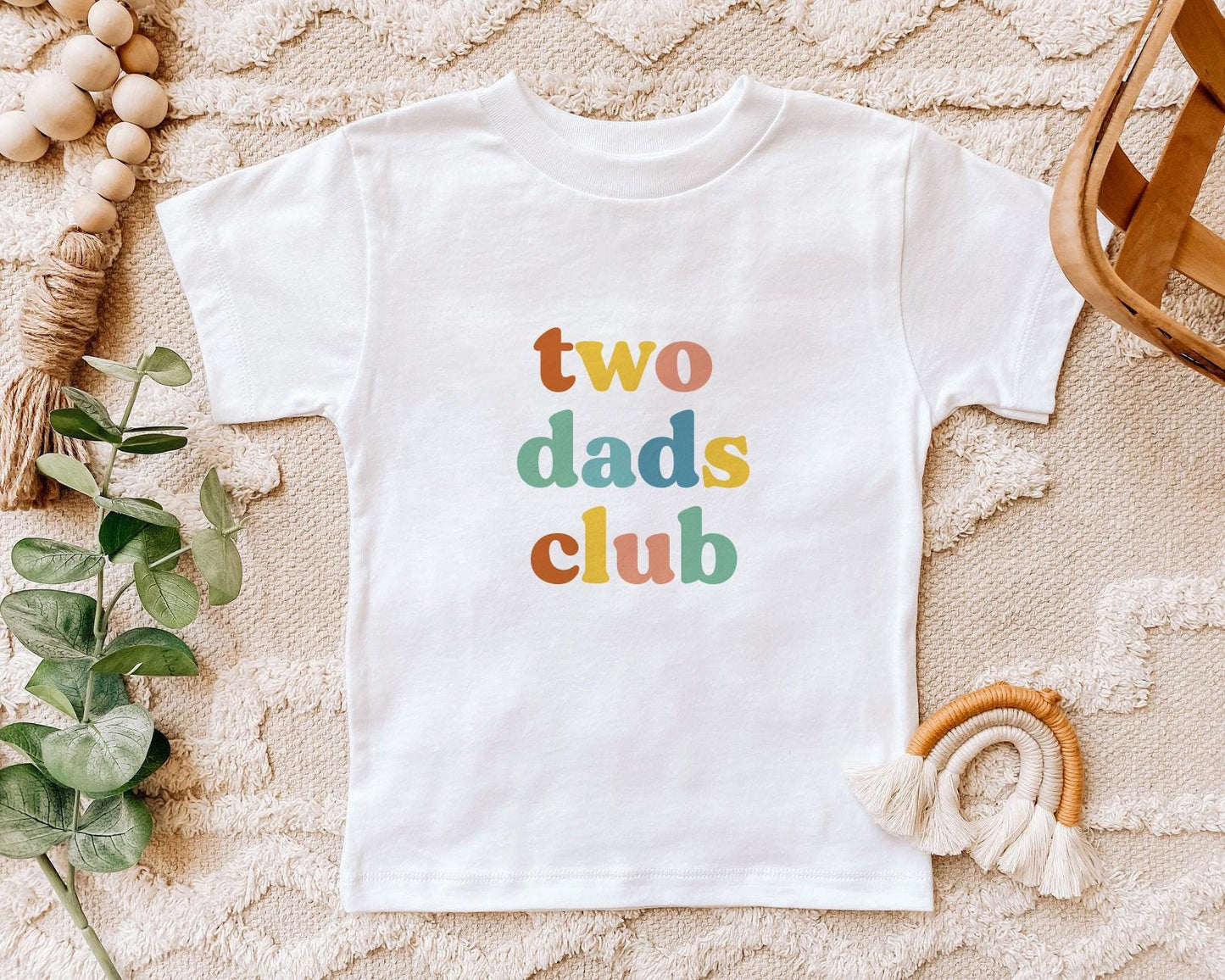 Two Dads Club Shirt Pride Month Gay Dads Matching Baby First Father's Day Gift Gay Dads Gift New Gay Dads Pride Parent Shirt LGBTQ Shirt