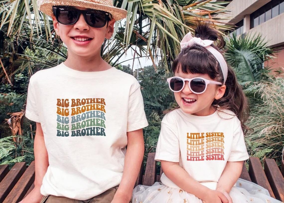 Little Brother T-Shirt, Little Brother Announcement, Big Brother Gift, Pregnancy Announcement Brother Matching New Baby Announcement Shirt