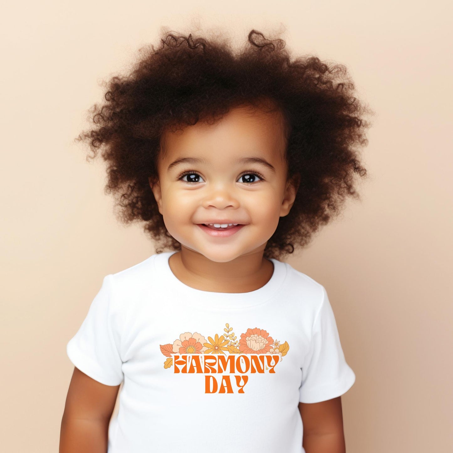 Harmony Day Tshirt Retro flower