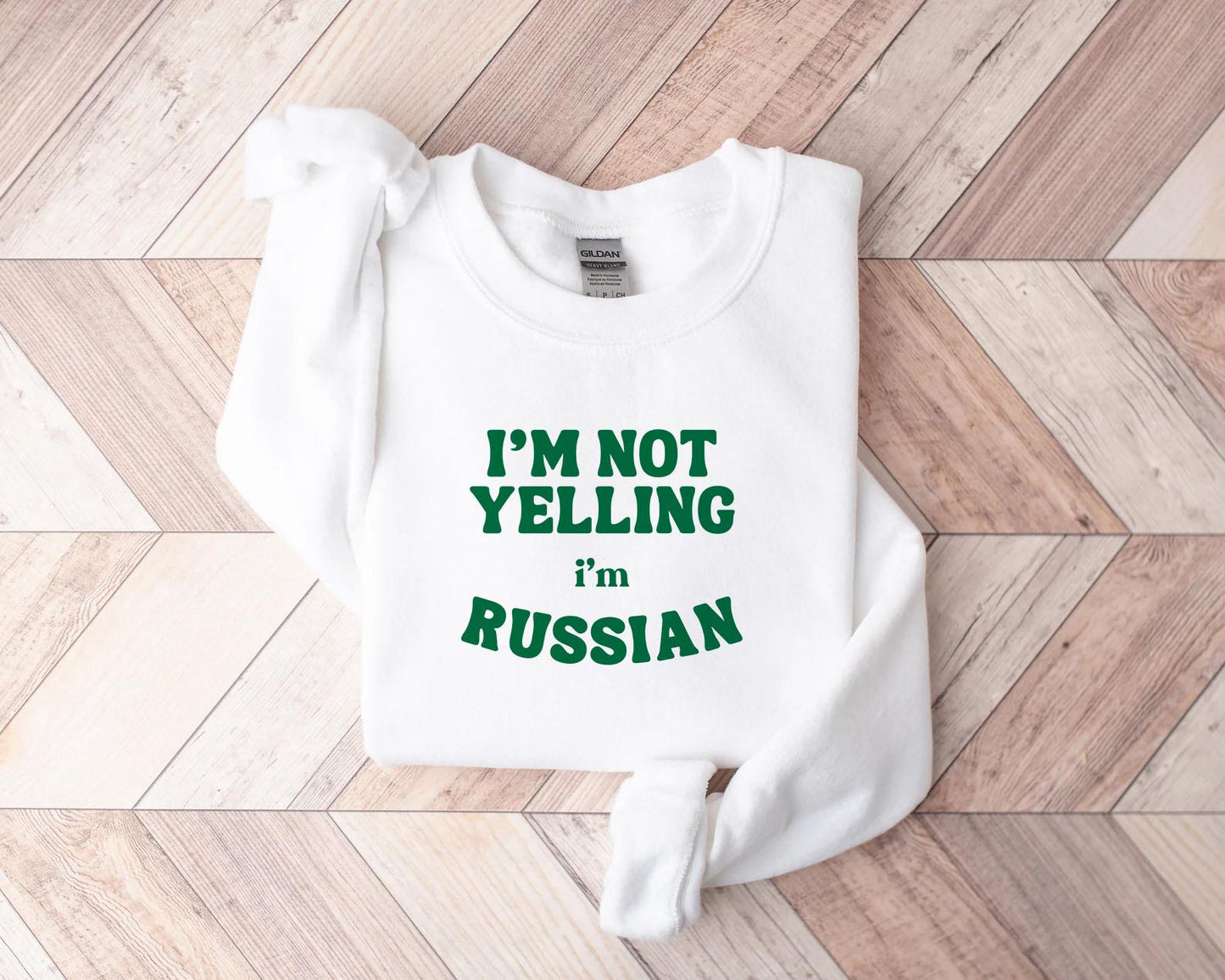 Funny Russian Baby Onesie® Russian Baby Shower Gift Mother's Day Gift I'm not yelling I'm Russian Kids Tee Russian Gift Russian Sweatshirt