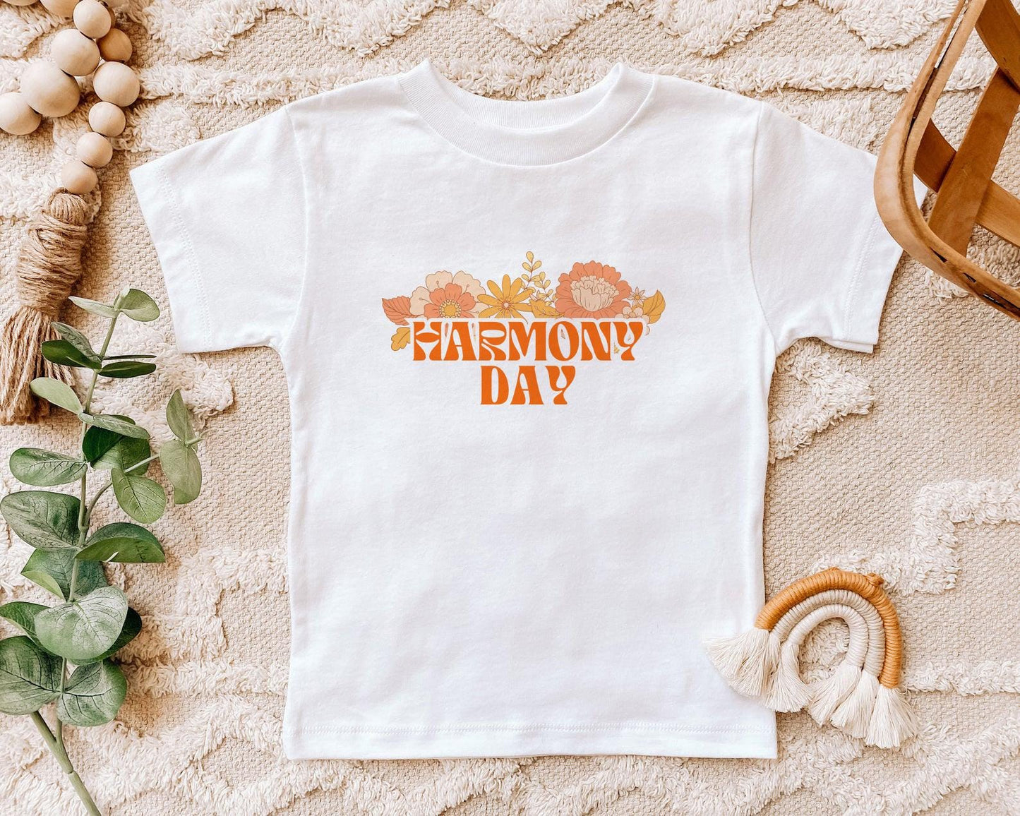 Harmony Day Tshirt Retro flower