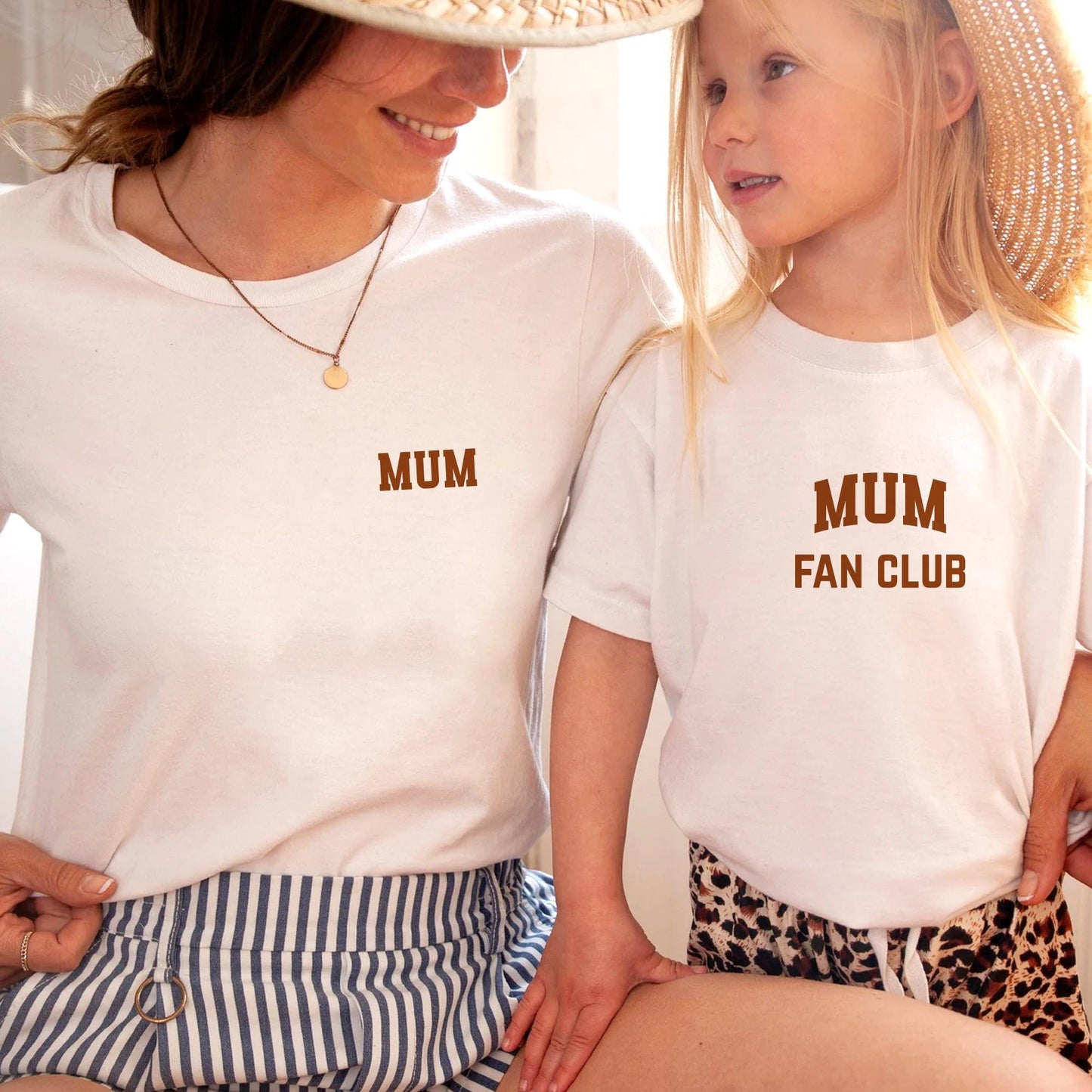 Mum Fan Club Matching Tees