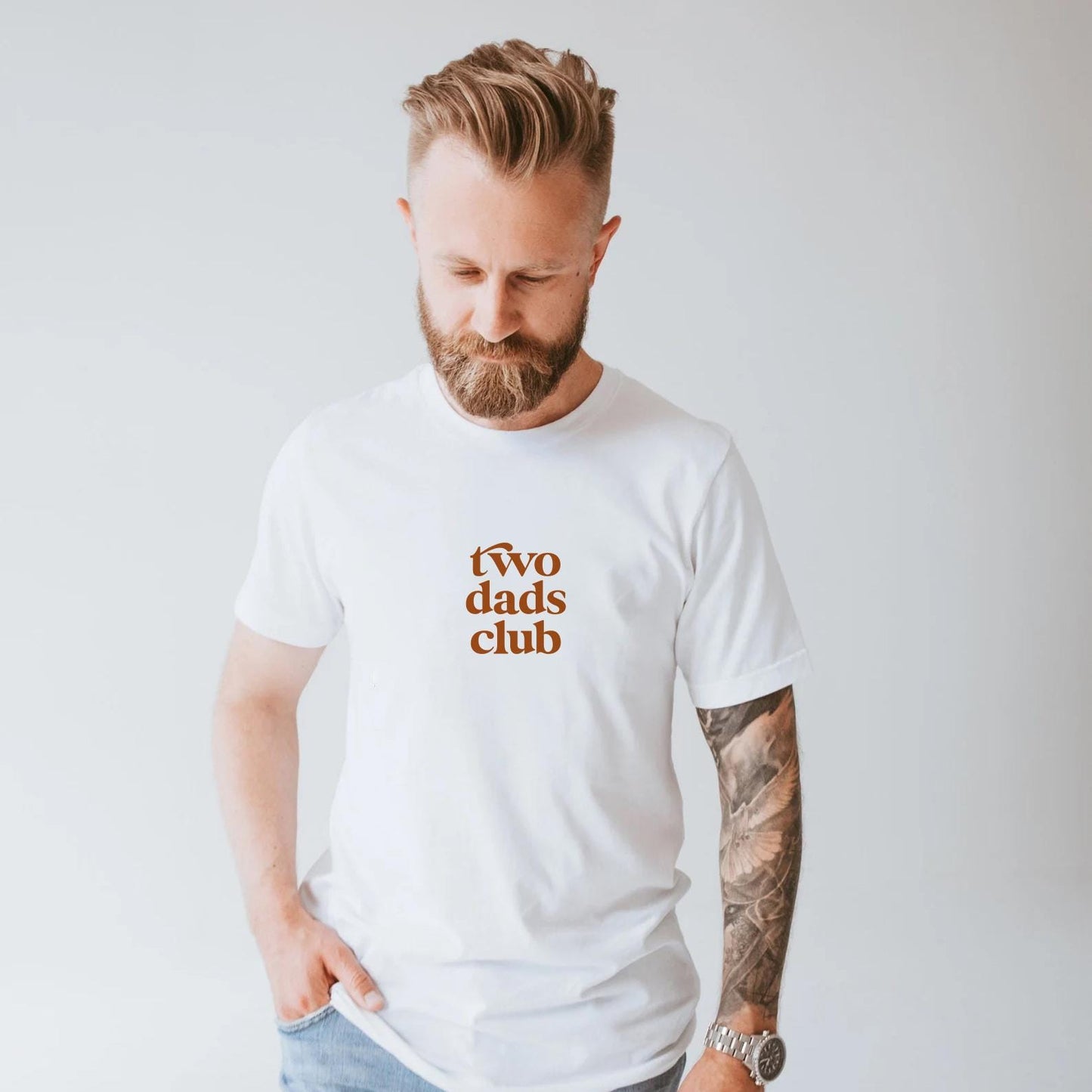 Two Dads Club Shirt Gay Dads Matching Baby Gay First Father's Day Gift Pride Month Gay Dads Gift New Gay Dads Pride Parent Shirt LGBTQ Tee