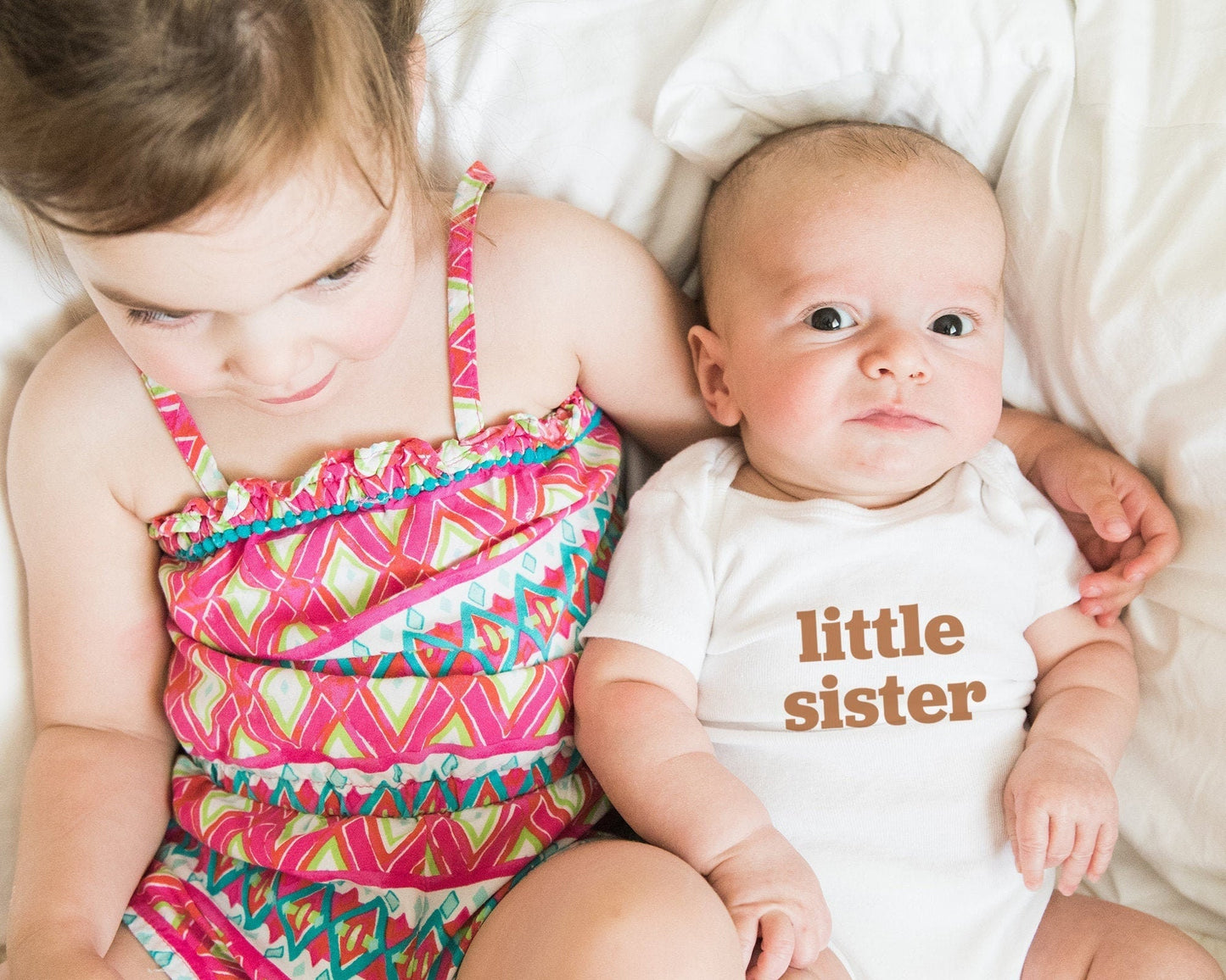 Little Sister Baby Onesie®, Little Sister Shirt, Big Sister Announcement Shirt, Big Sister Little Sister, Pregnancy Announcement Reveal
