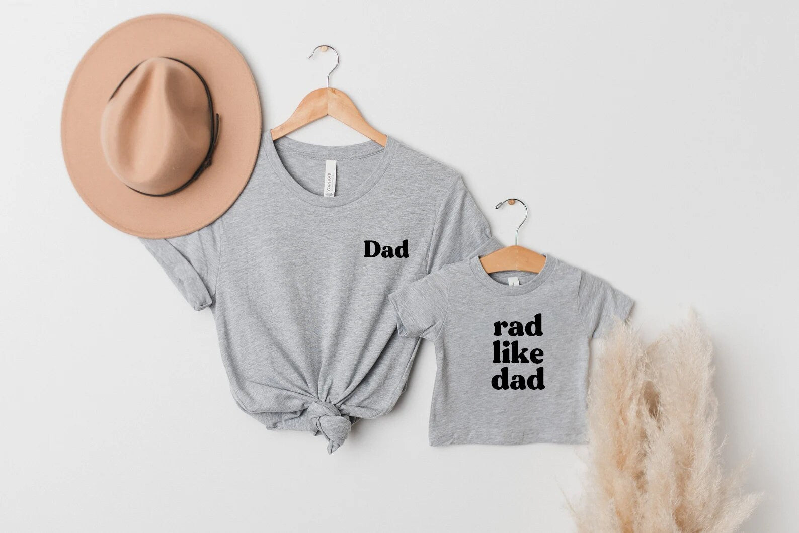 Rad Like Dad Matching Tshirts First Father's Day Shirt New Dad Gift Fathers Day Matching Shirts Father's Day Onesie® Retro Father's Day Gift