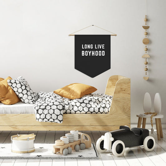 Long Live Boyhood Pennant Flag