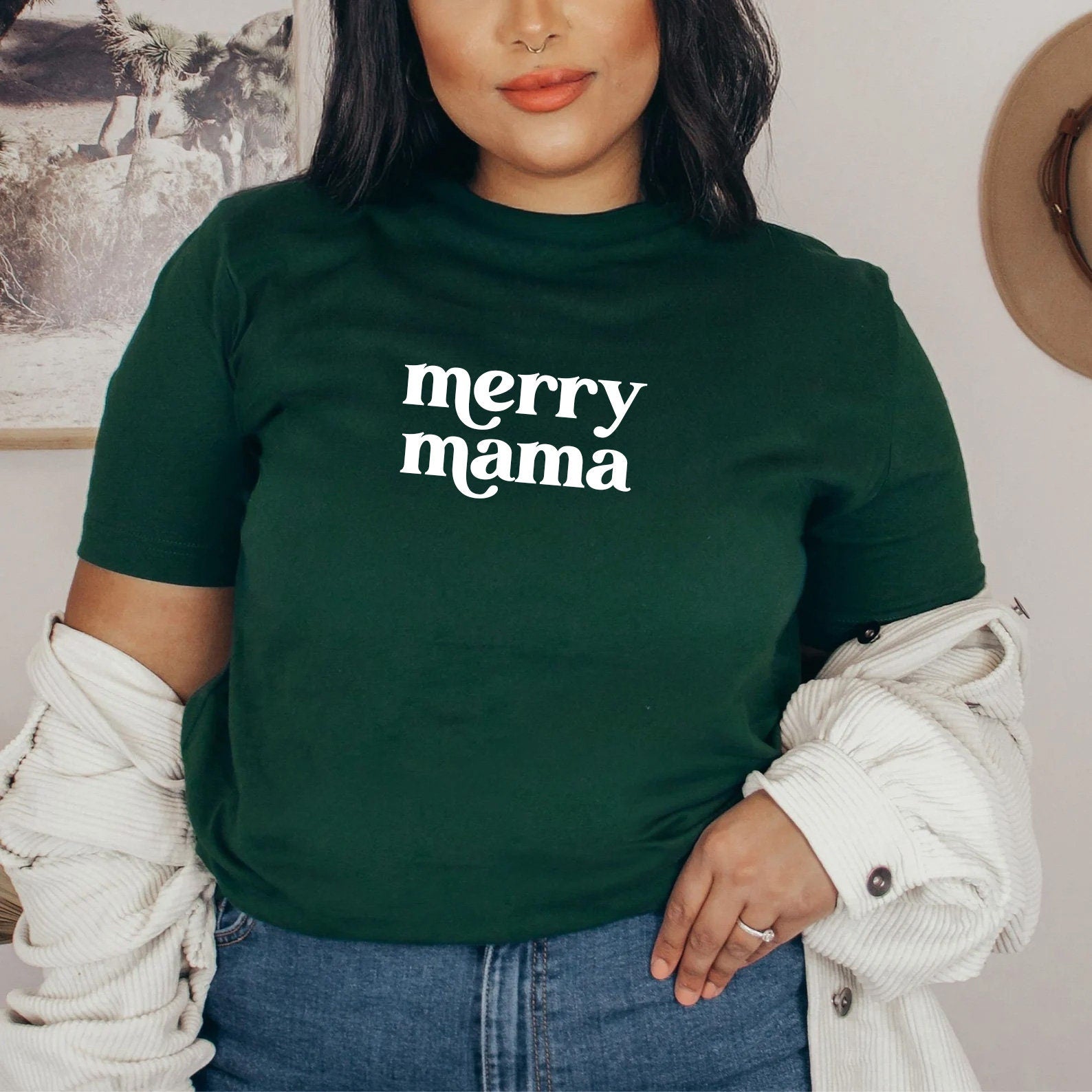 Merry Mama Christmas Tee