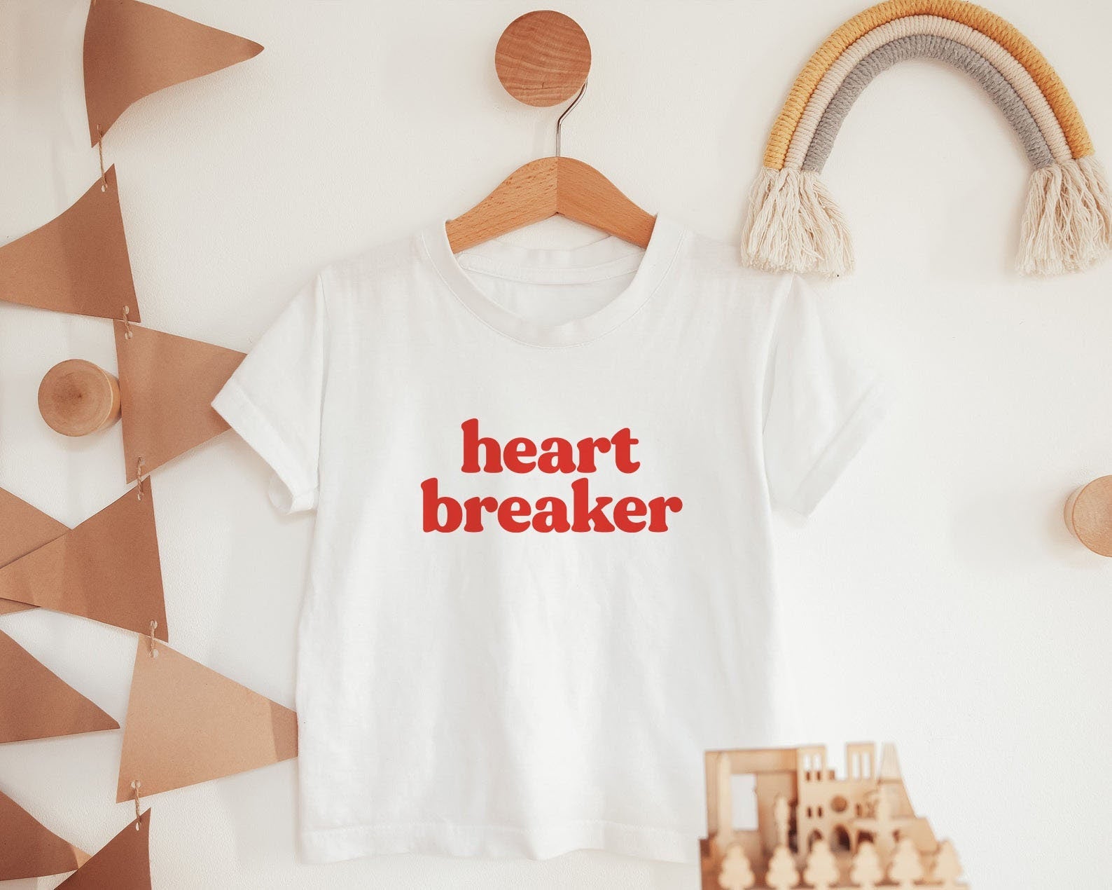 Heart Breaker Kids Valentine Shirt Boys Valentine's Onesie® Girl Valentine Shirt Kids Valentine Shirt Kid Valentine's Tee Toddler Valentine