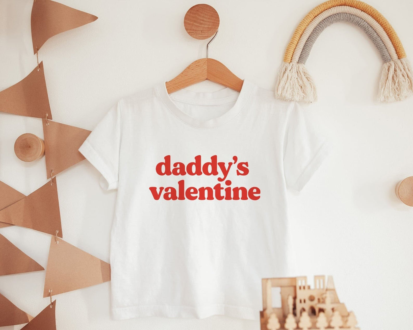 Daddy's Valentine Shirt, Valentine's Day Onesie® Valentine Kids Shirt Girl Valentine Shirt Boy Valentine tee Toddler Valentine Dad Valentine
