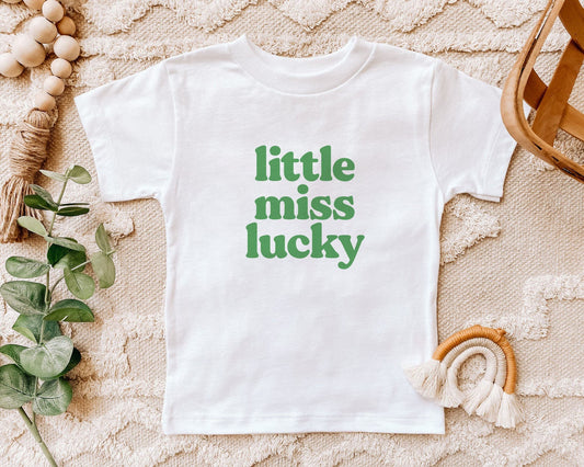 Little Miss Lucky St Patrick's Day Shirt