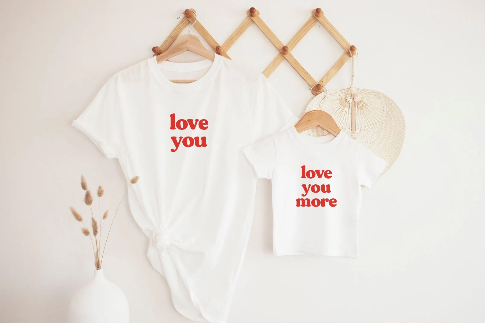 Matching Family Valentine's Day Shirts, Love You shirt, Love You More tee, Matching Valentine's Day Shirts For family photo on Valentine Day