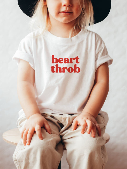 Heart Throb Boys Valentine's Day Tshirt, Valentine's Day Onesie® Valentine Kids Shirt, Valentine Shirt for Boys Toddler Baby Valentine Tee