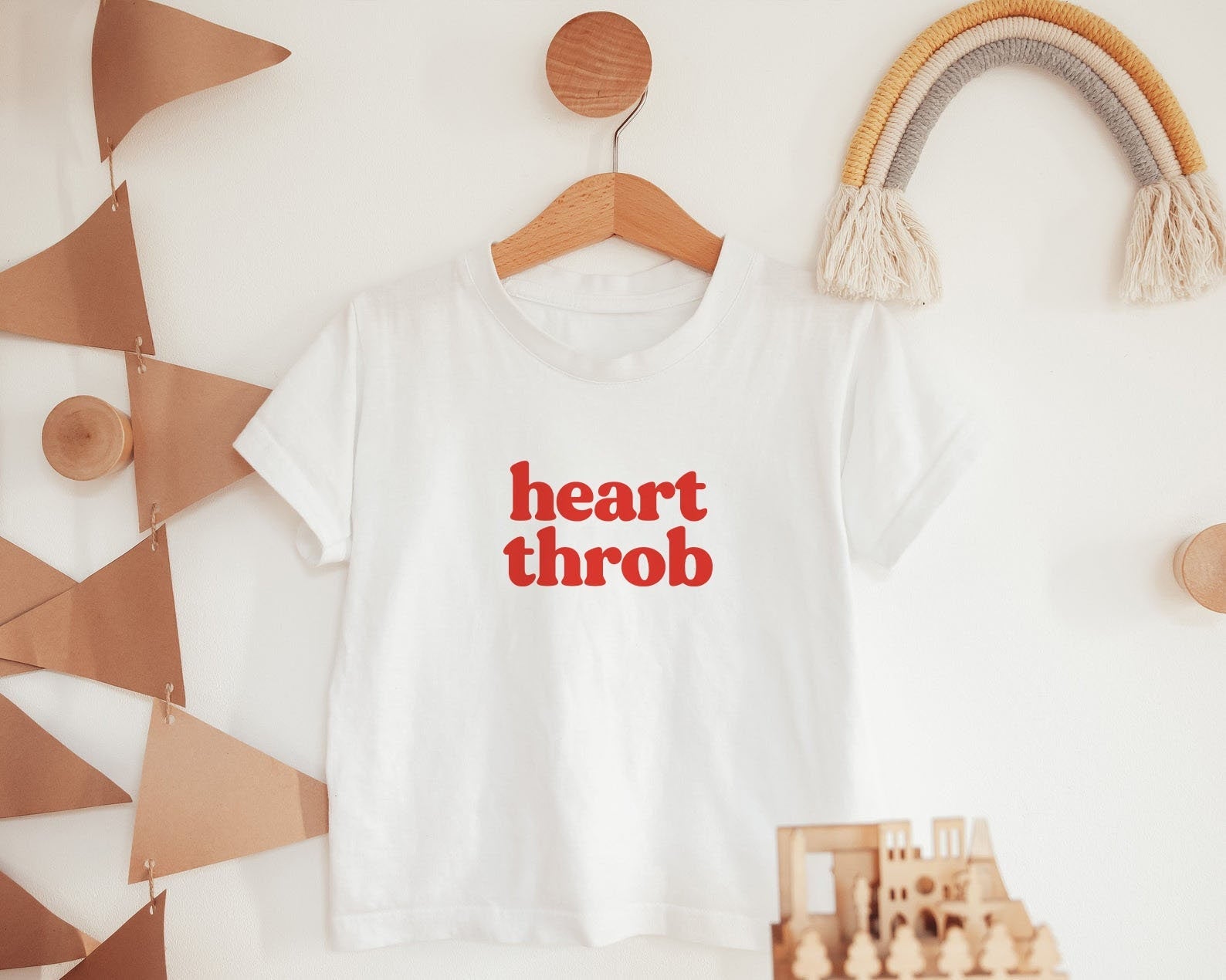Heart Throb Boys Valentine's Day Tshirt, Valentine's Day Onesie® Valentine Kids Shirt, Valentine Shirt for Boys Toddler Baby Valentine Tee
