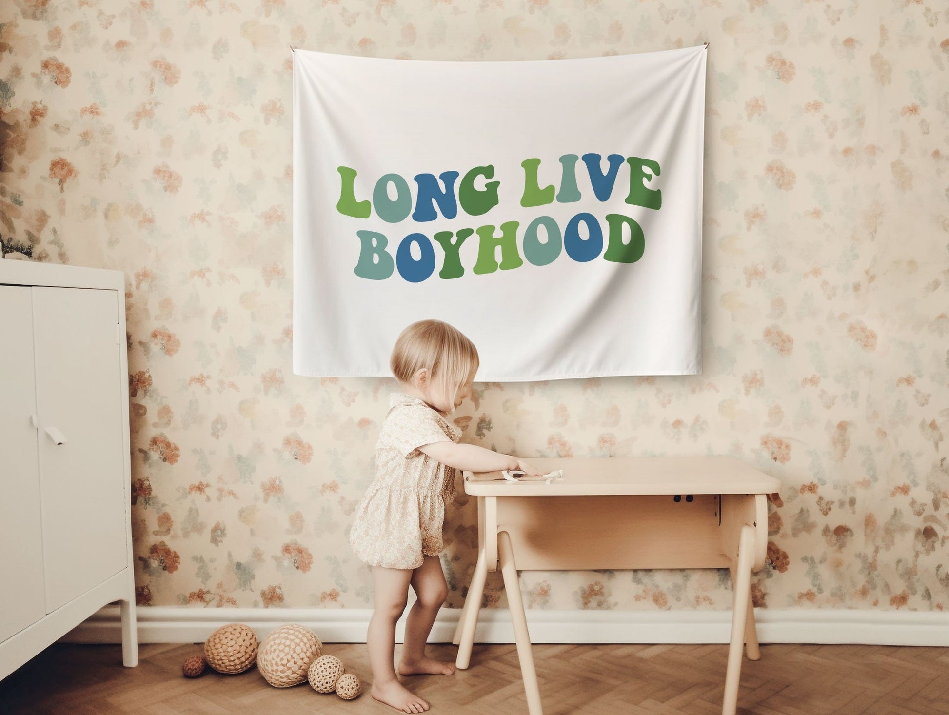 Long Live Boyhood Flag Banner Boys Room Decor Playroom Wall Decor Playroom Banner Boys Nursery Decor Toddler Room Sign Boys Room Wall Art