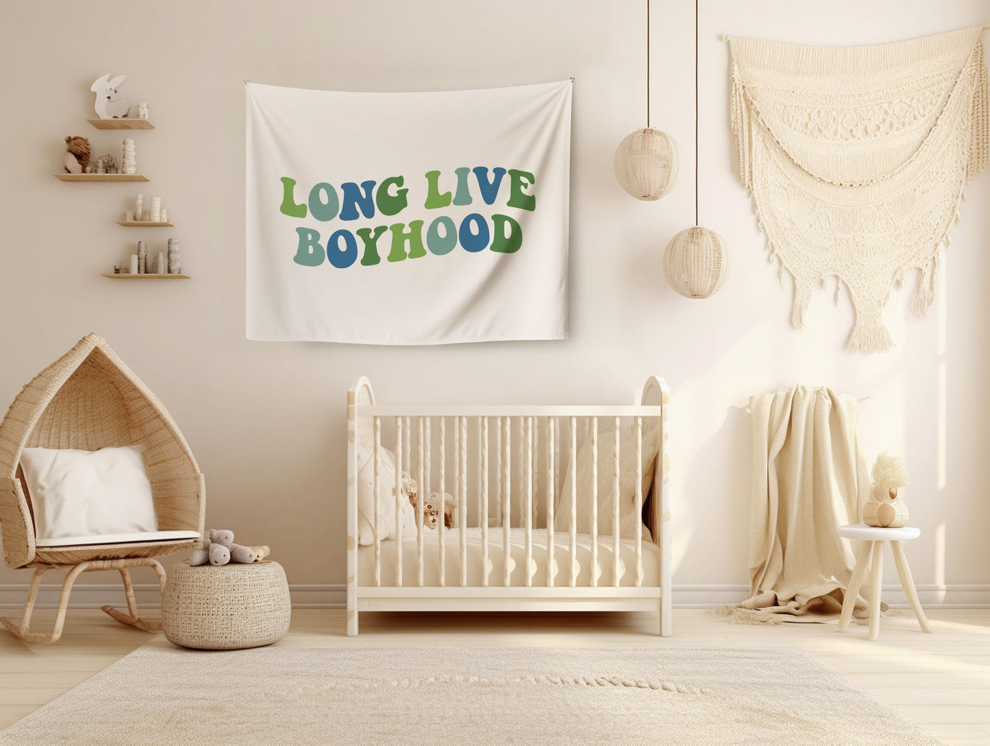 Long Live Boyhood Flag Banner Boys Room Decor Playroom Wall Decor Playroom Banner Boys Nursery Decor Toddler Room Sign Boys Room Wall Art