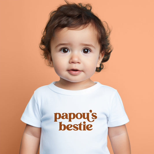 Papou's Bestie Onesie / Tee