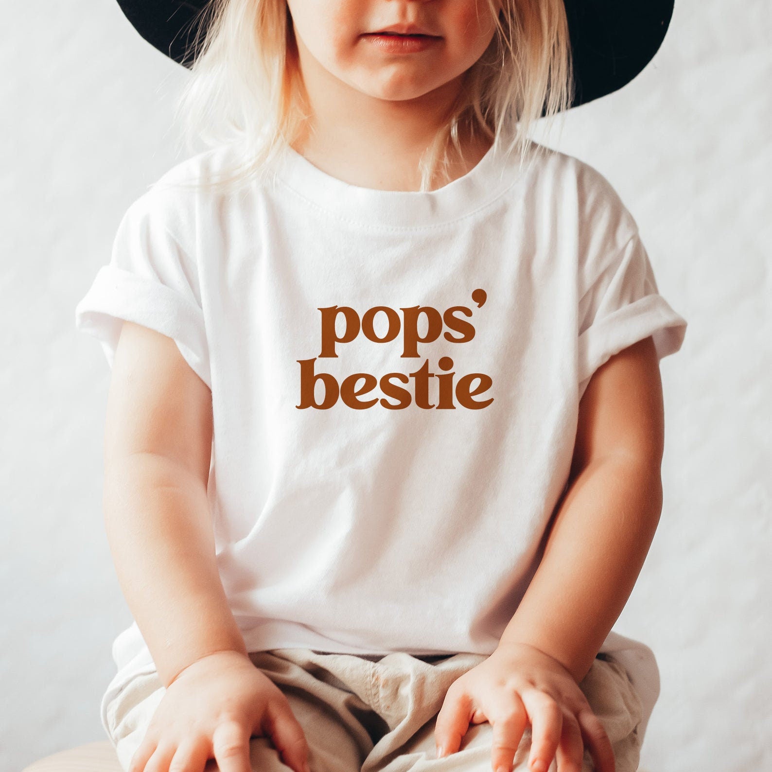 Pops' Bestie Onesie® Father's Day Gift for Dad or Grandpa, Pop Christmas Gift Birthday Gift for Pop I love Pop Retro Grandfather Gift