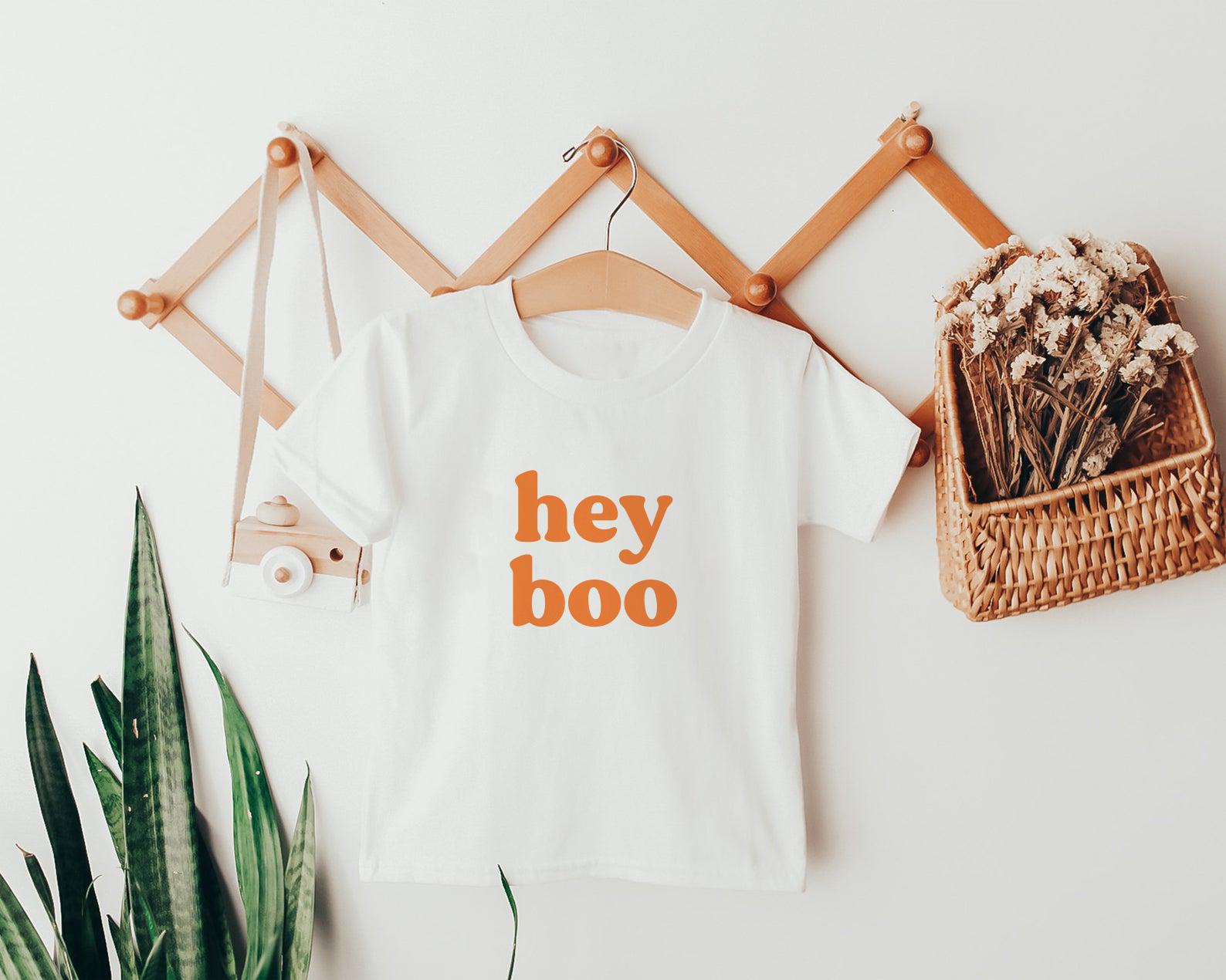 Hey Boo Halloween Onesie / Kids Tee