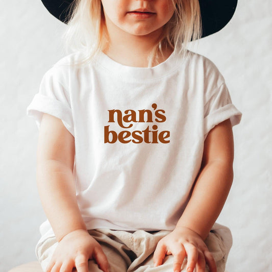 Nan's Bestie Onesie® Nan Mother's Day Gift for Grandma Christmas Nan Birthday Gift for Nan I love Nan Retro Grandma's Birthday Gift Nan Tee
