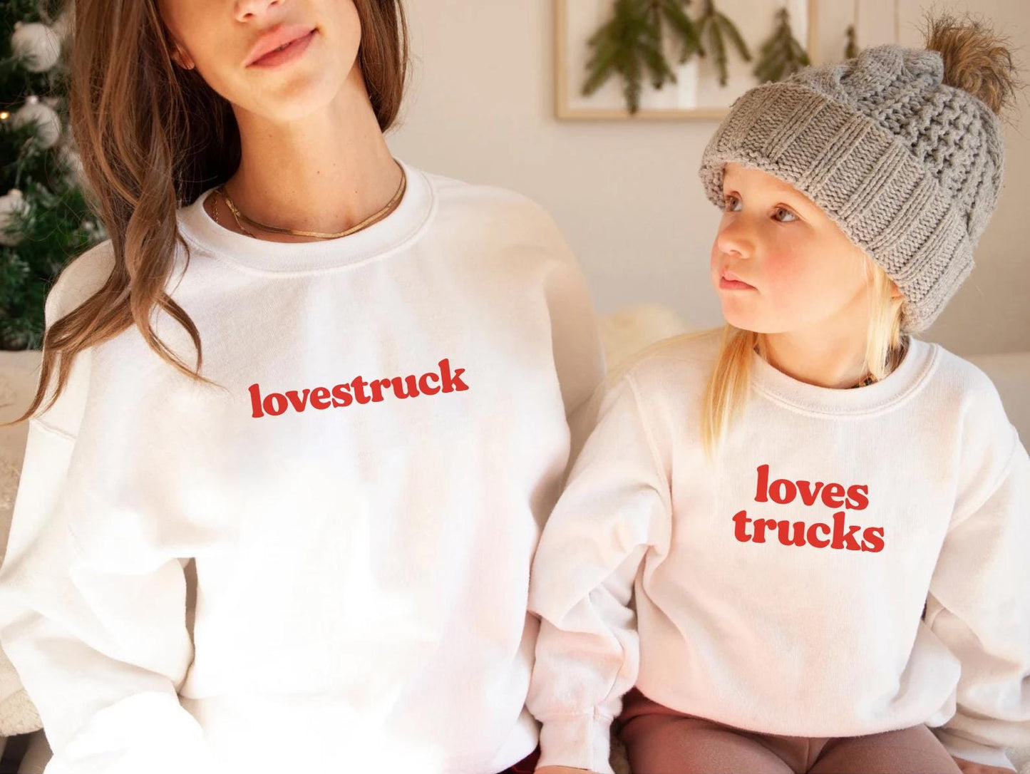 Lovestruck / Loves Trucks, Mom & Son Tees