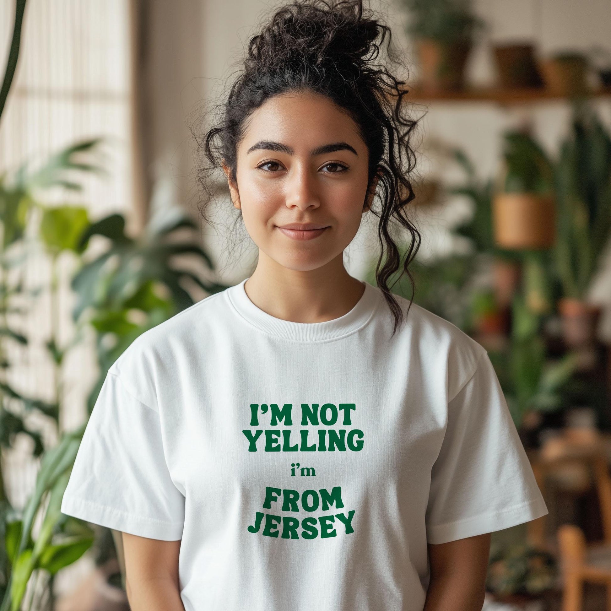 Funny Jersey Baby Onesie® Jersey Baby Shower Gift Mother's Day Gift I'm not yelling I'm from Jersey New York Kids Tee Funny NY tee gift