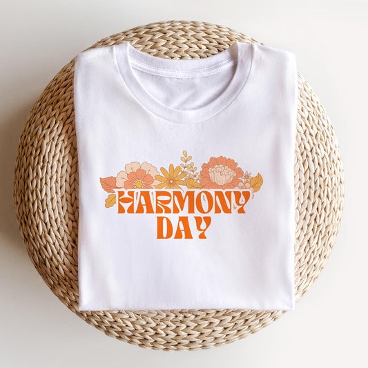 Harmony Day Tshirt Retro flower