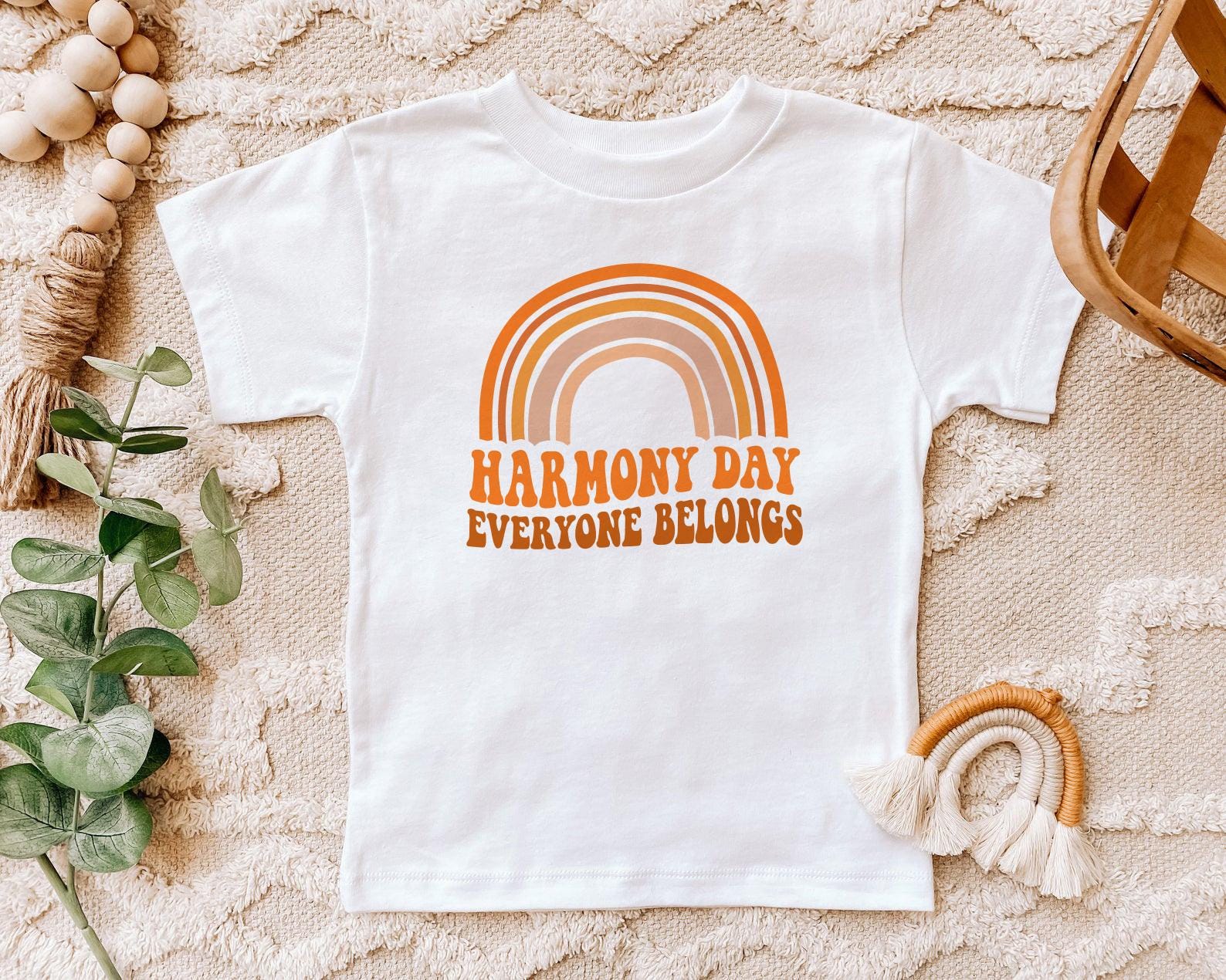 Harmony Day Rainbow Tshirt